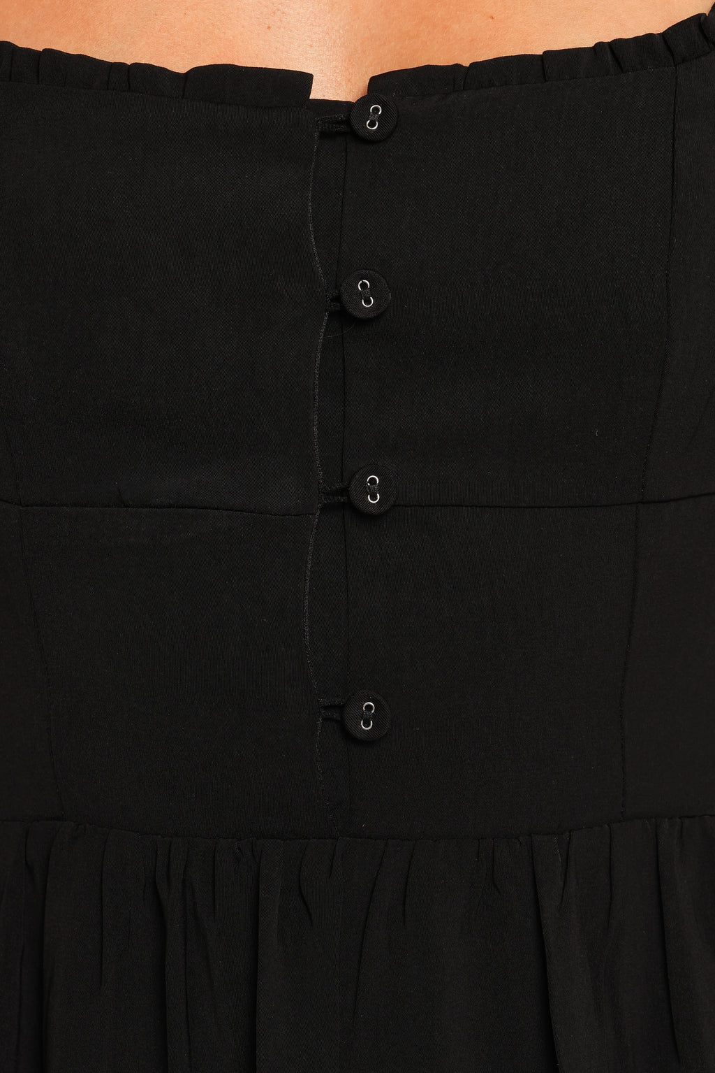 Melrose Midi Dress - Black
