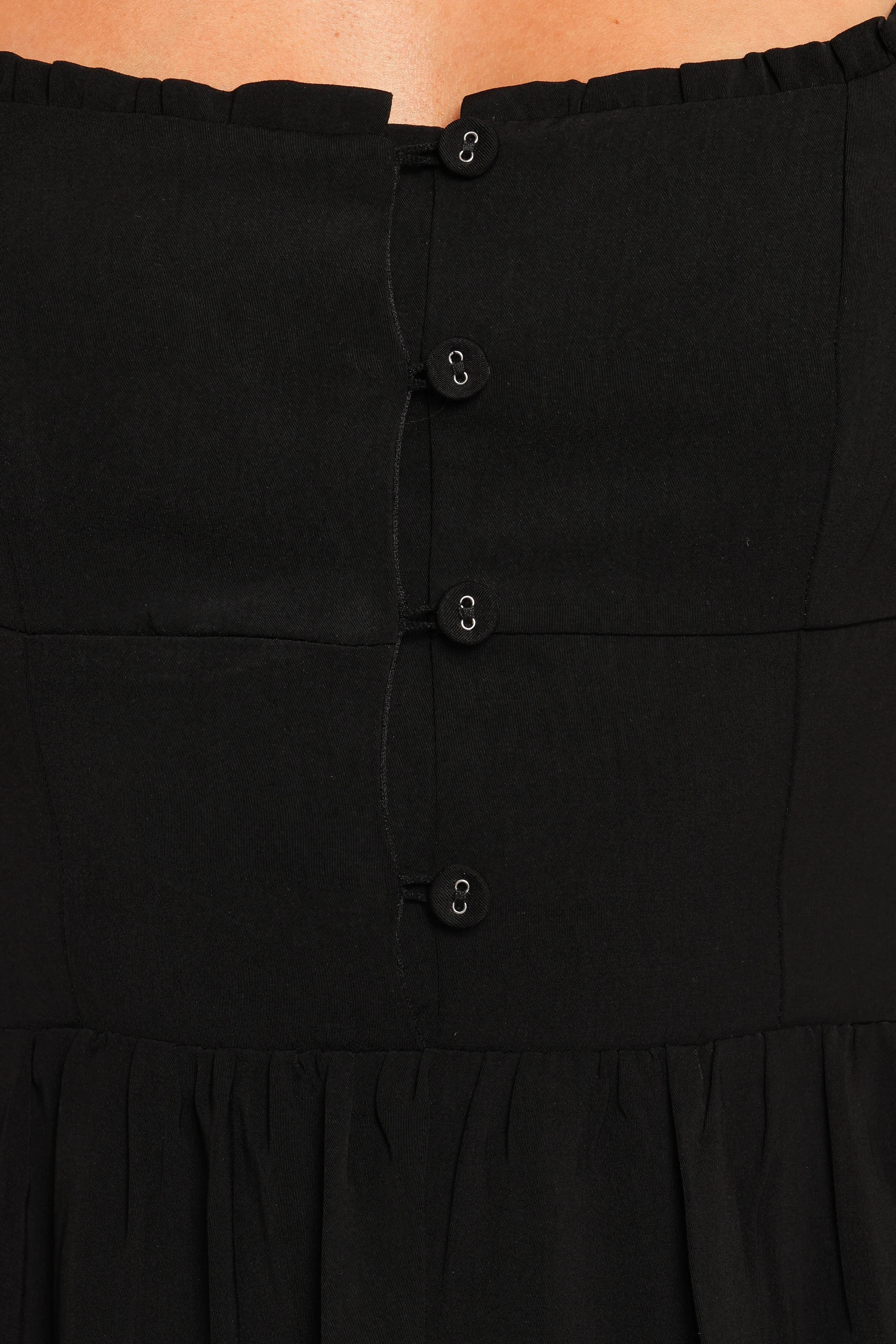 Melrose Midi Dress - Black