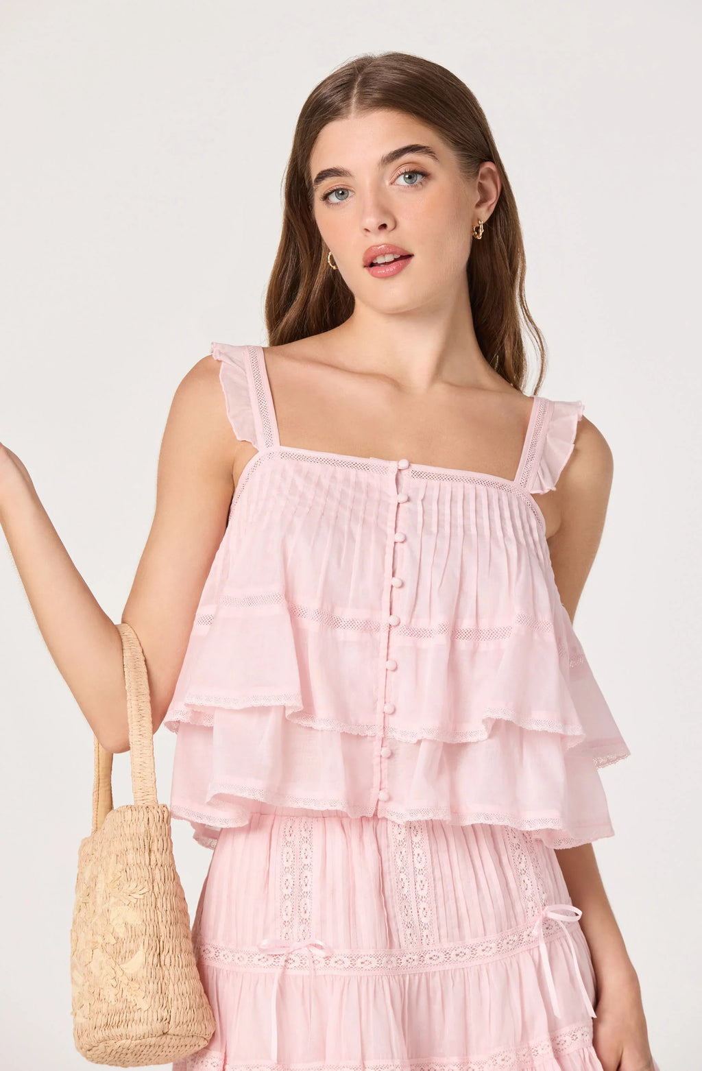 Delia Tiered Babydoll Top