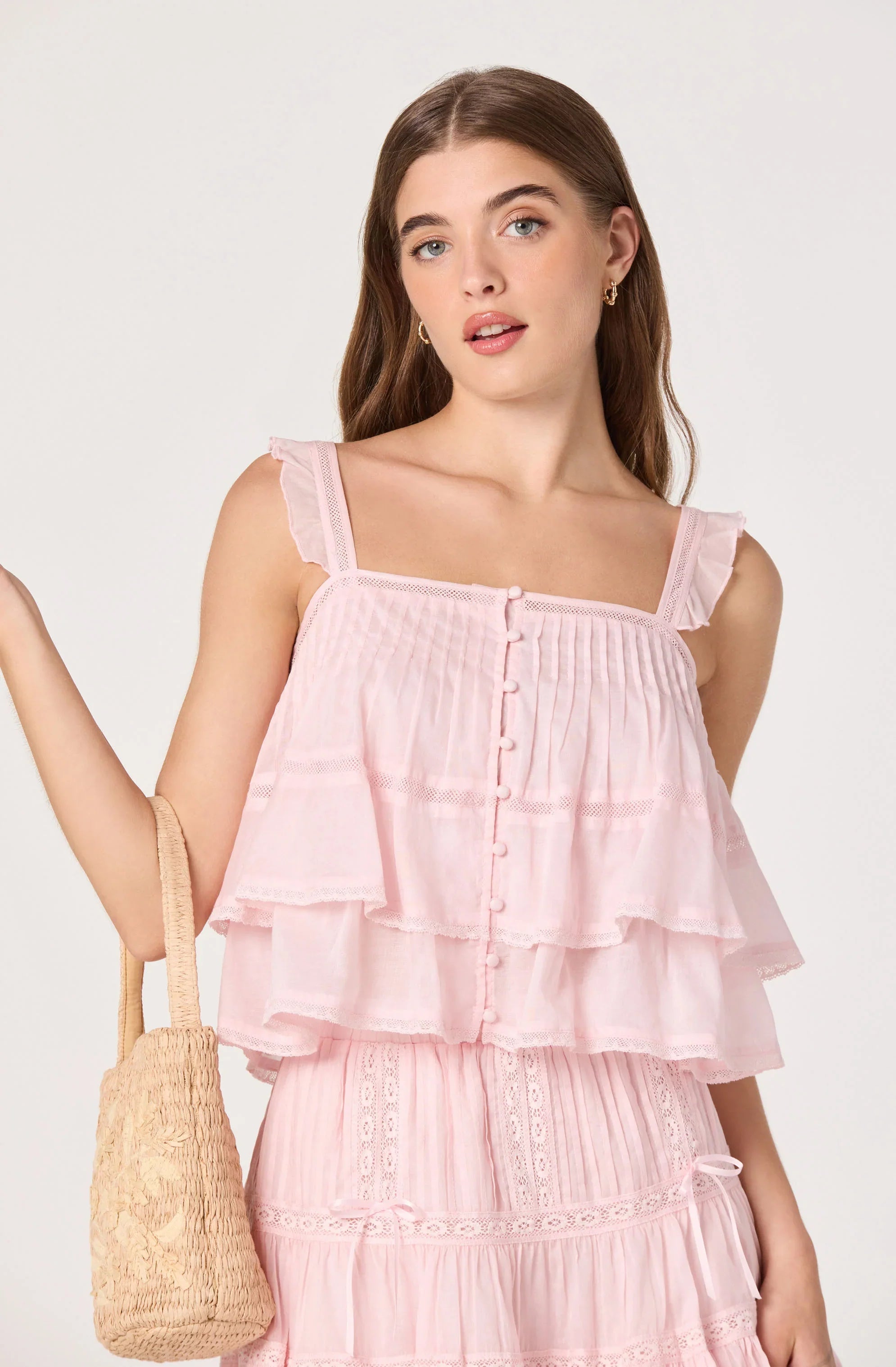 Delia Tiered Babydoll Top