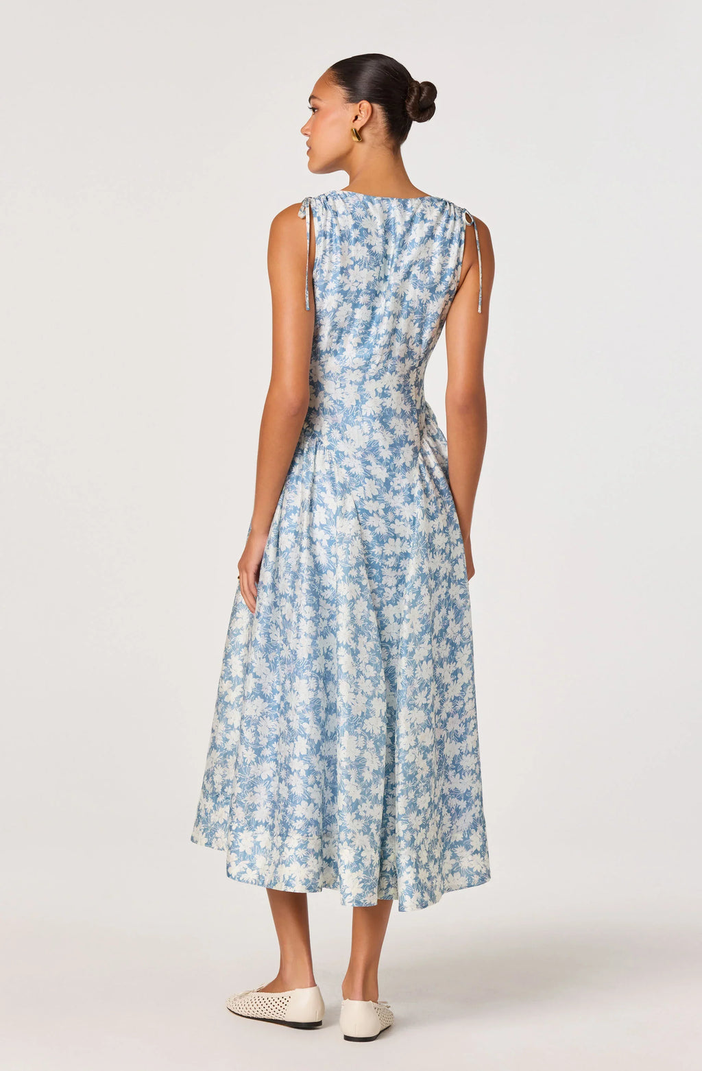 Emmery Floral Wrap Midi Dress