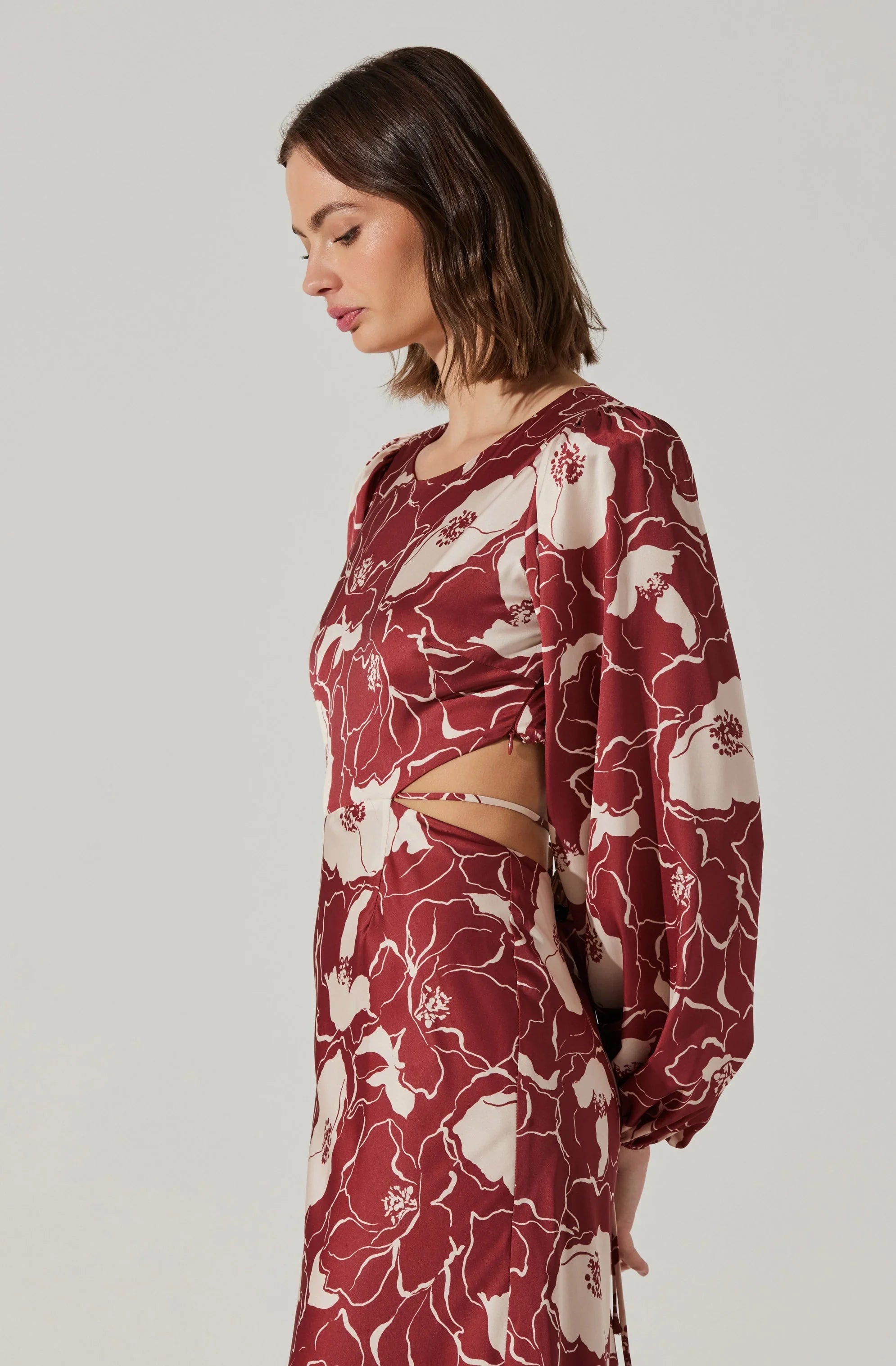 Quinn Floral Cutout Maxi Dress