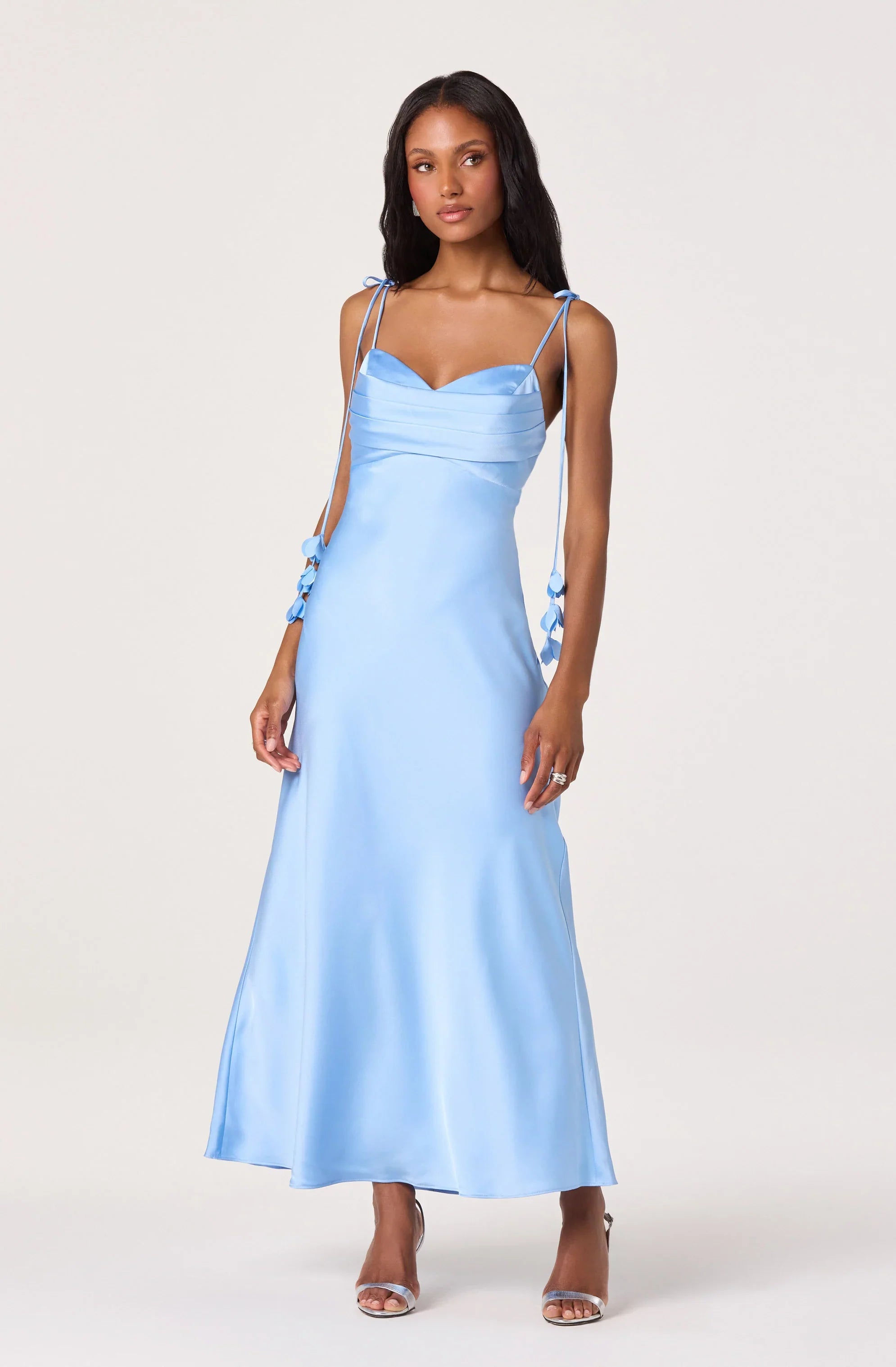 Hera Satin Maxi Dress