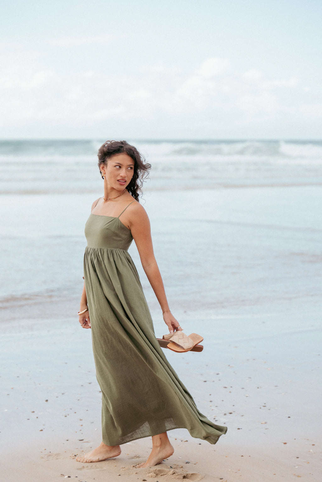 Odessa Maxi Dress - Palm Green