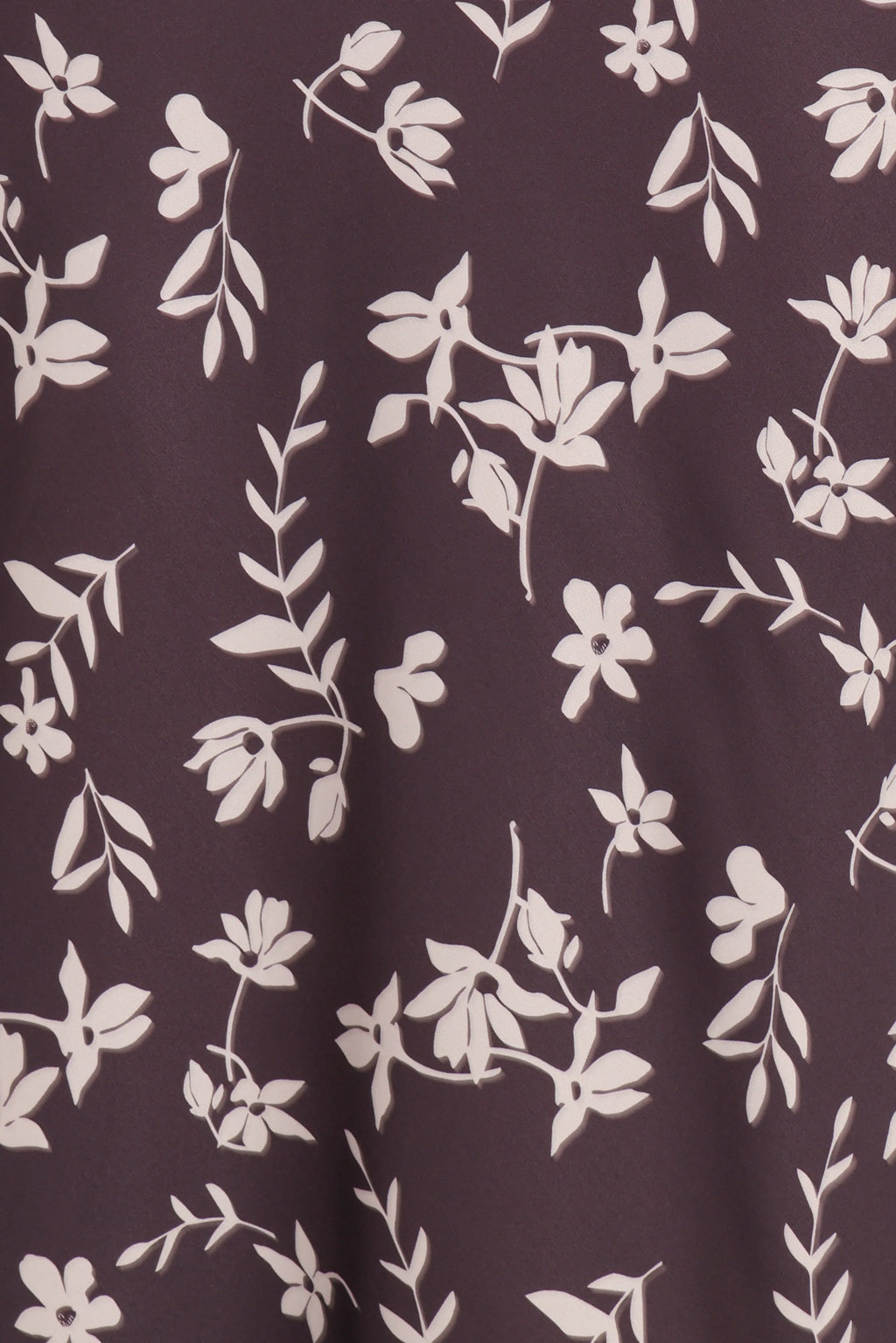 Zafira Midi Dress - Brown Cream Floral
