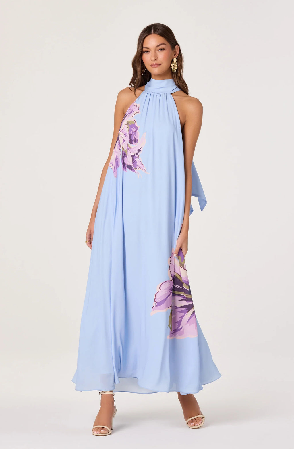 Nesta Halter Maxi Dress