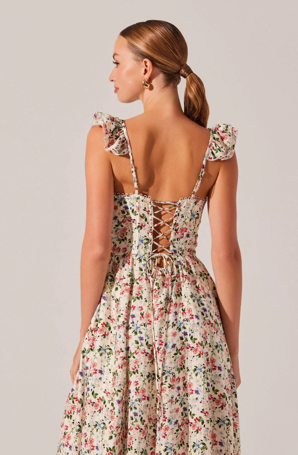 Wedelia Print Midi Dress