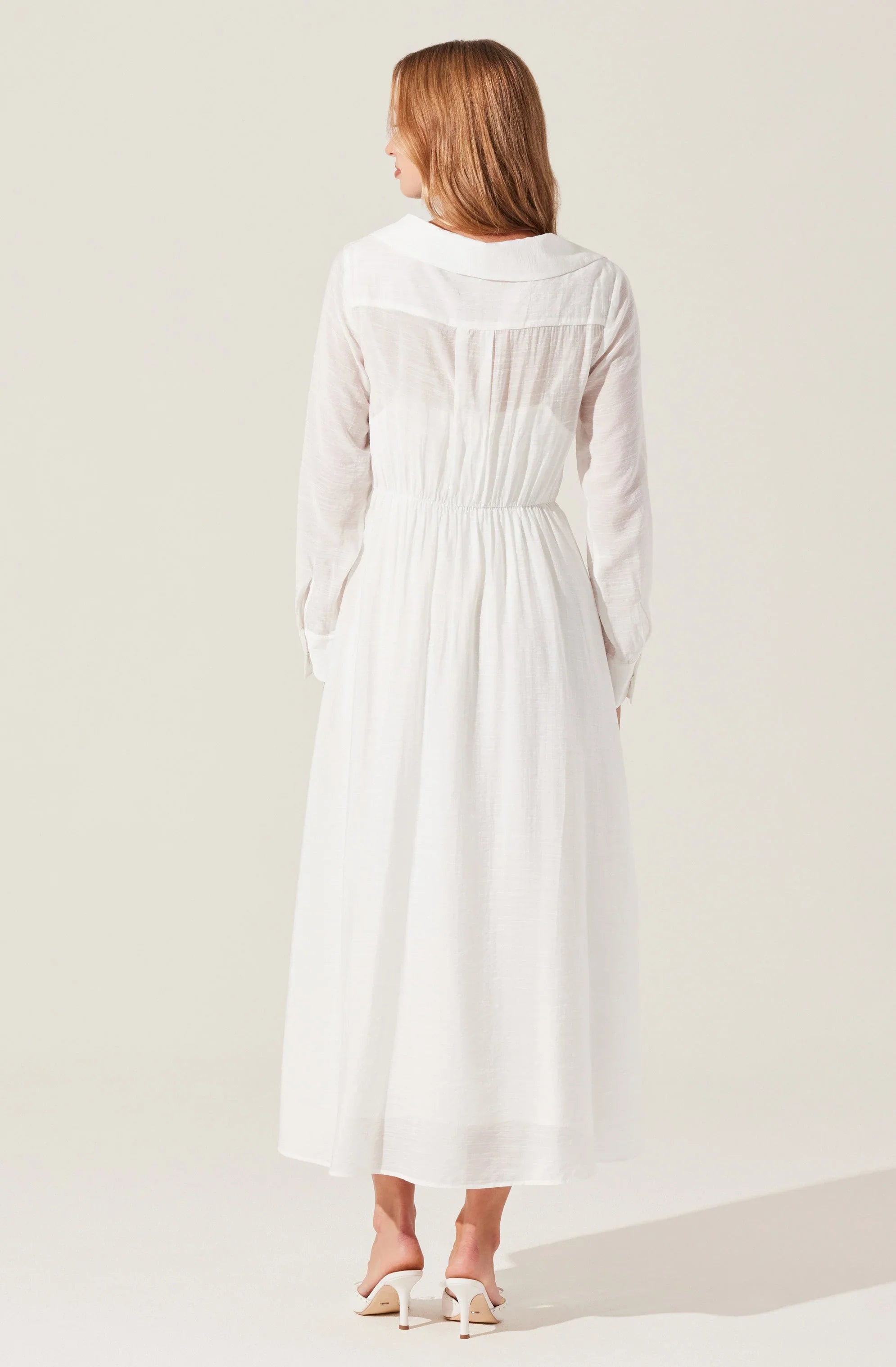 Diell Pleated Midi Dress
