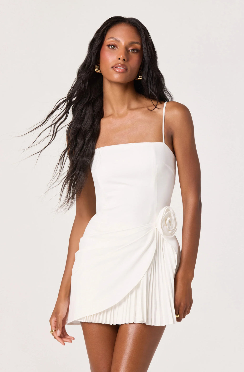 Blake Pleated Mini Dress