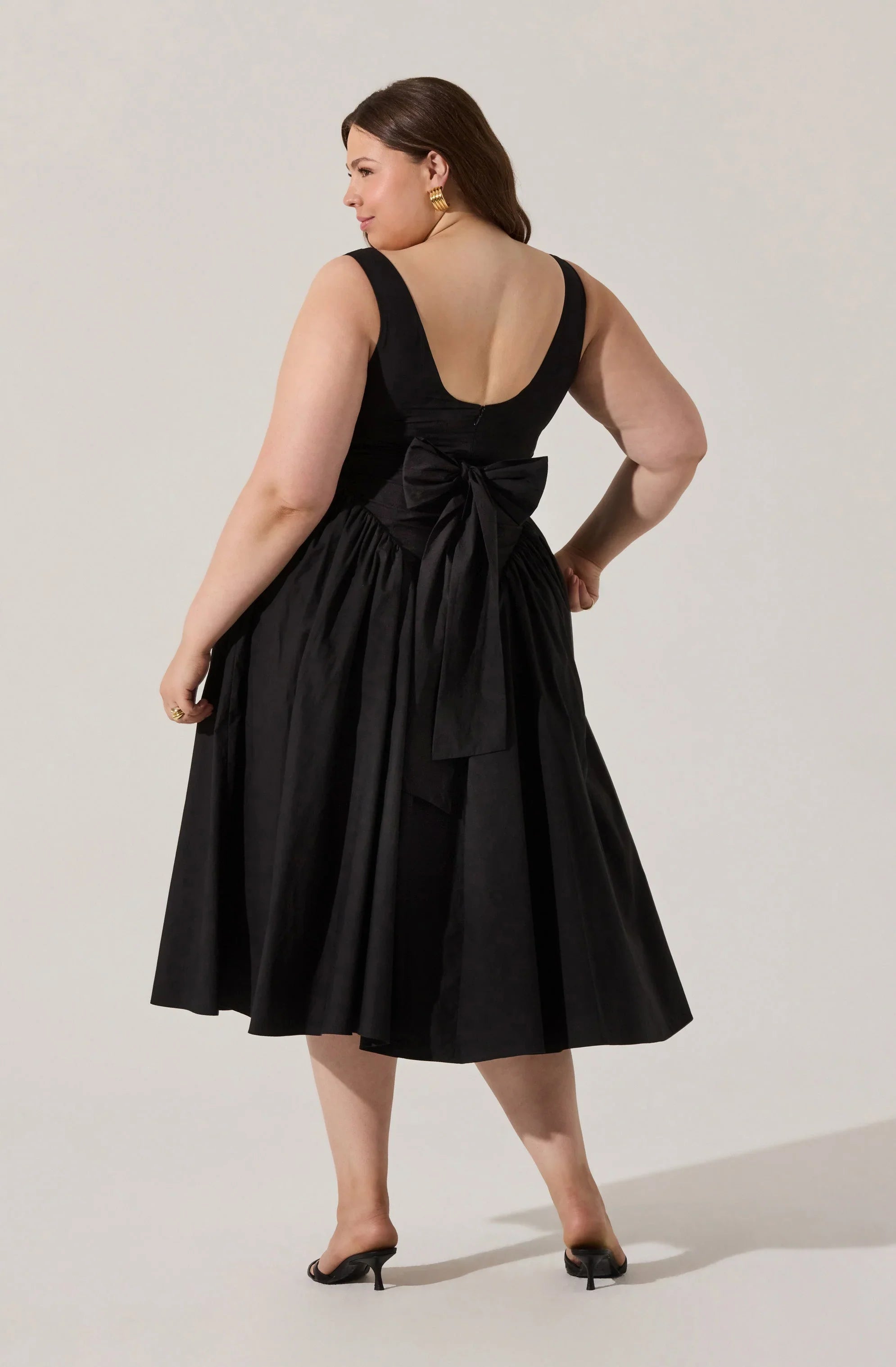 Vinya Poplin Drop Waist Dress