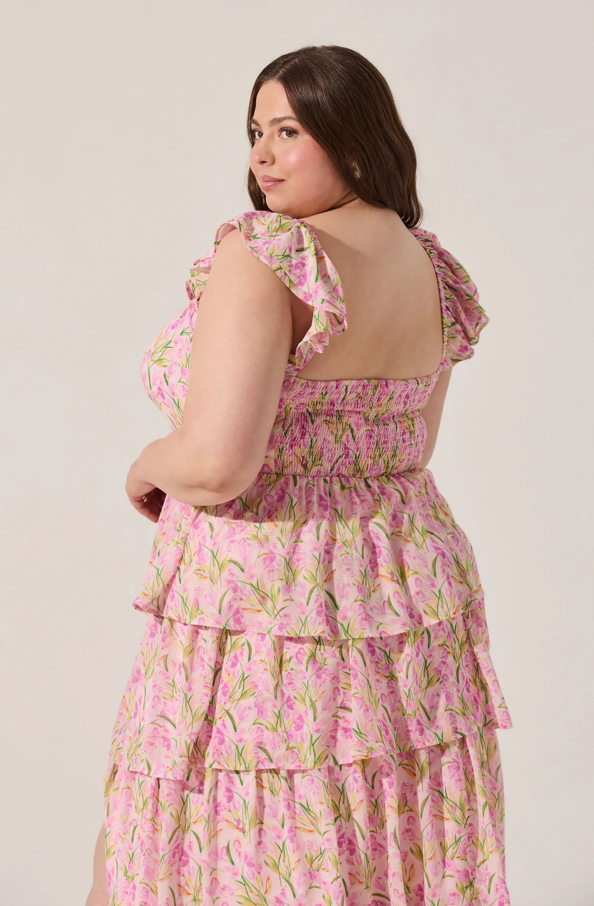 Midsummer Floral Tiered Maxi Dress