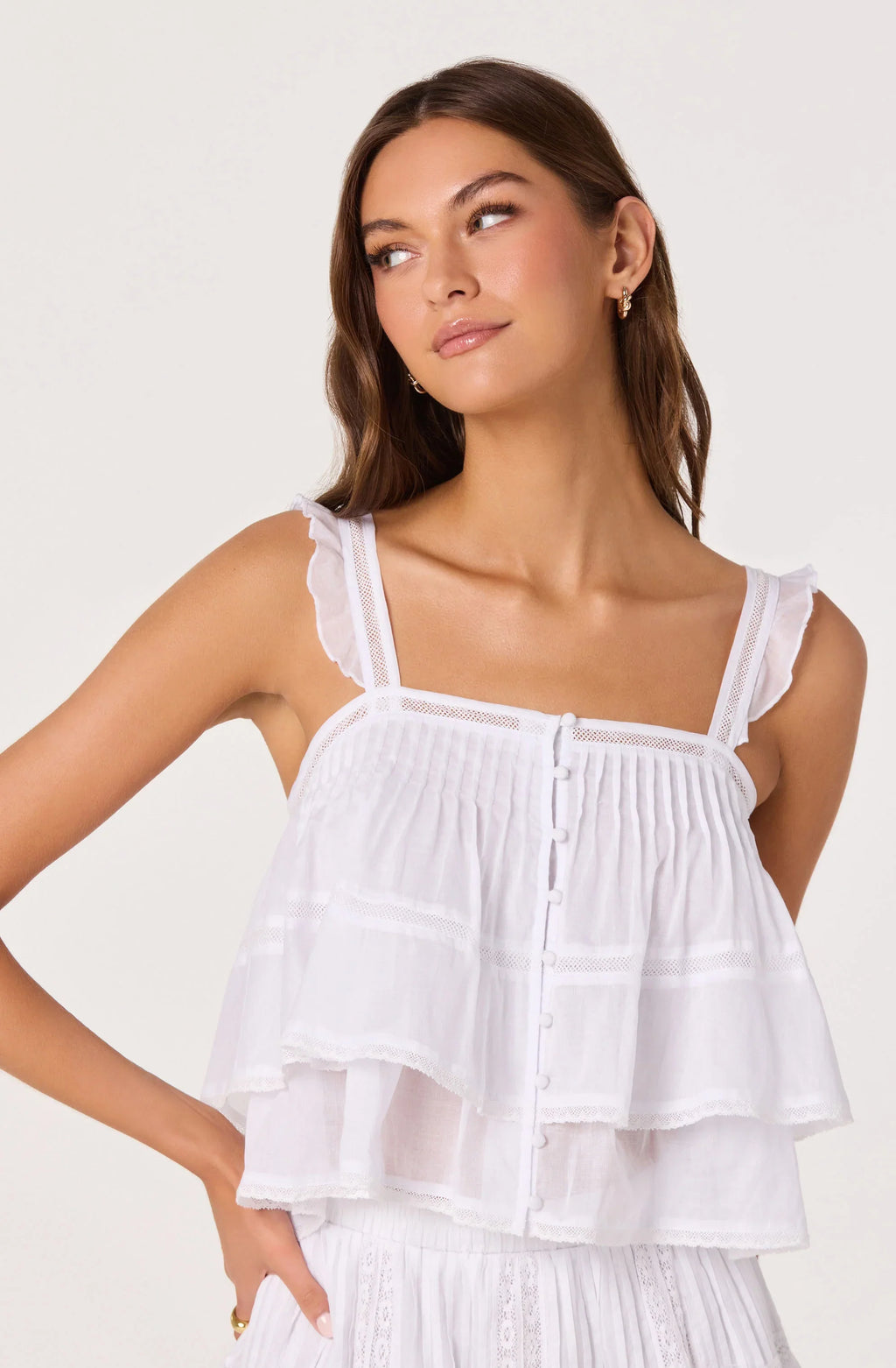 Delia Tiered Babydoll Top