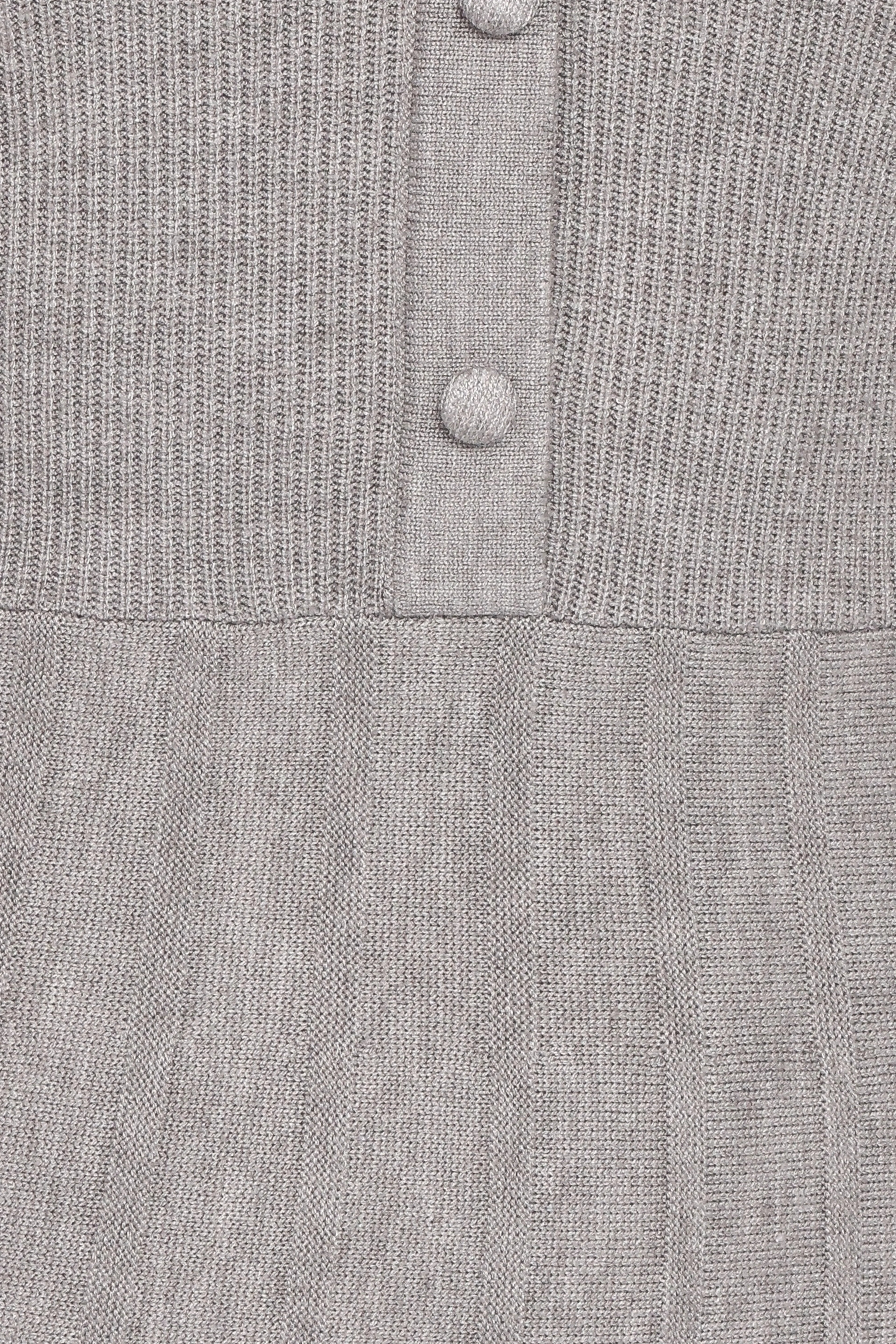 Darlina Long Sleeve Mini Dress - Heather Grey