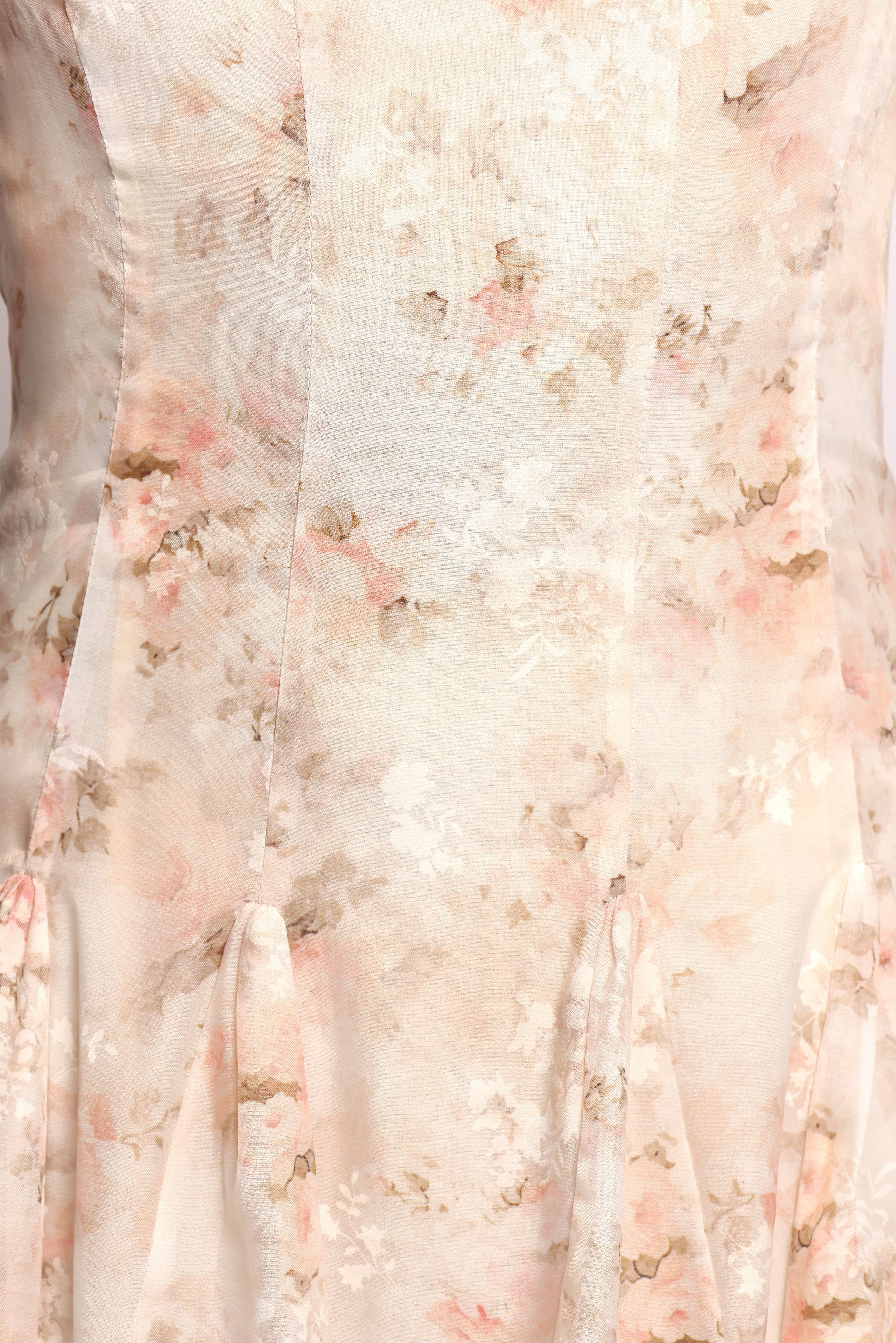 Petra Midi Dress - Cream