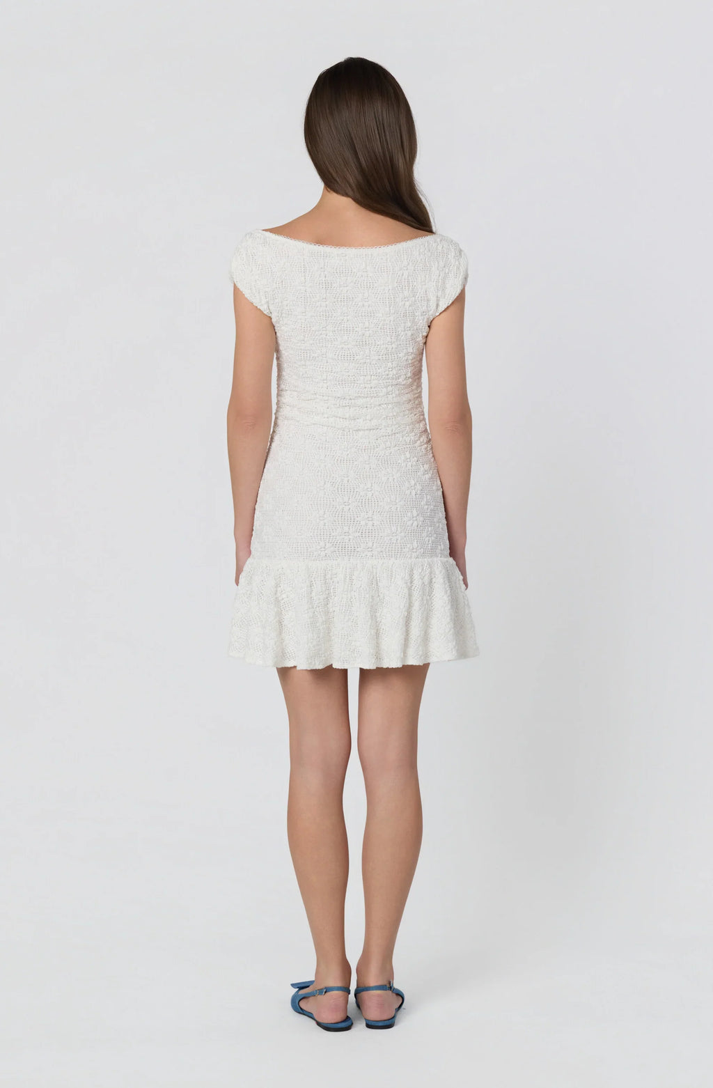 Jolene Lattice Knit Mini Dress