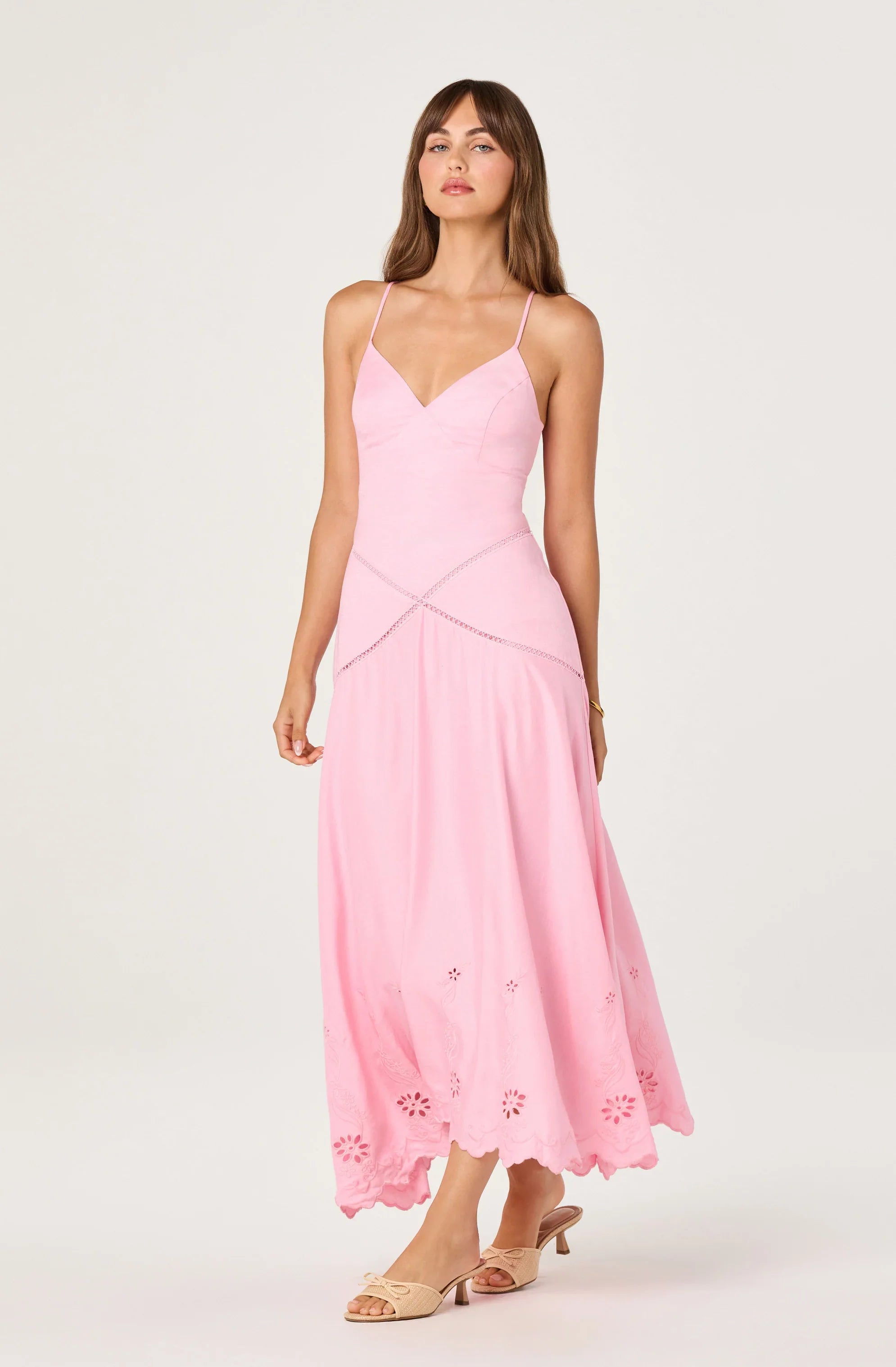 Lainey Eyelet Midi Dress