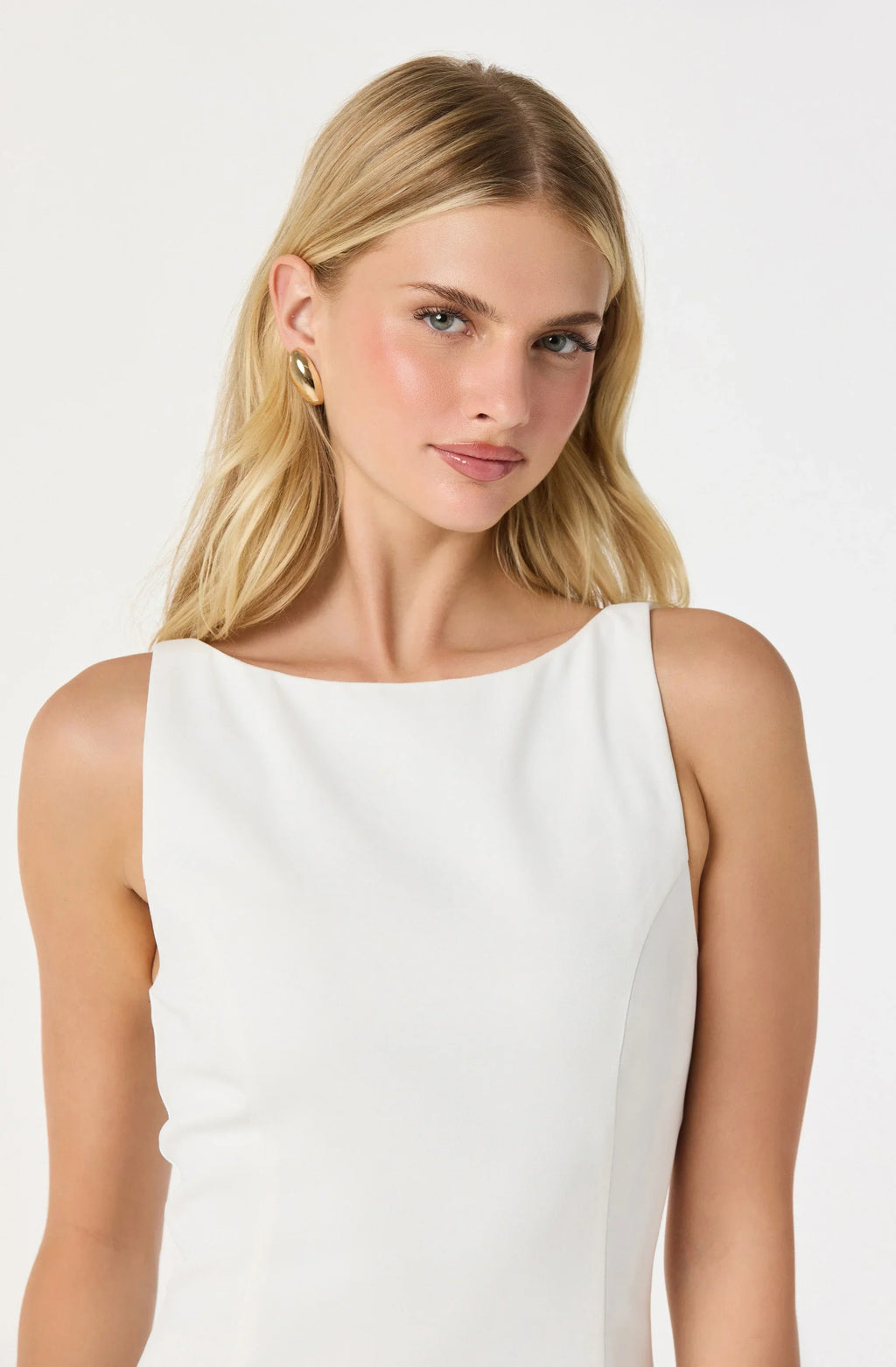 Elexis Ruffle Hem Mini Dress