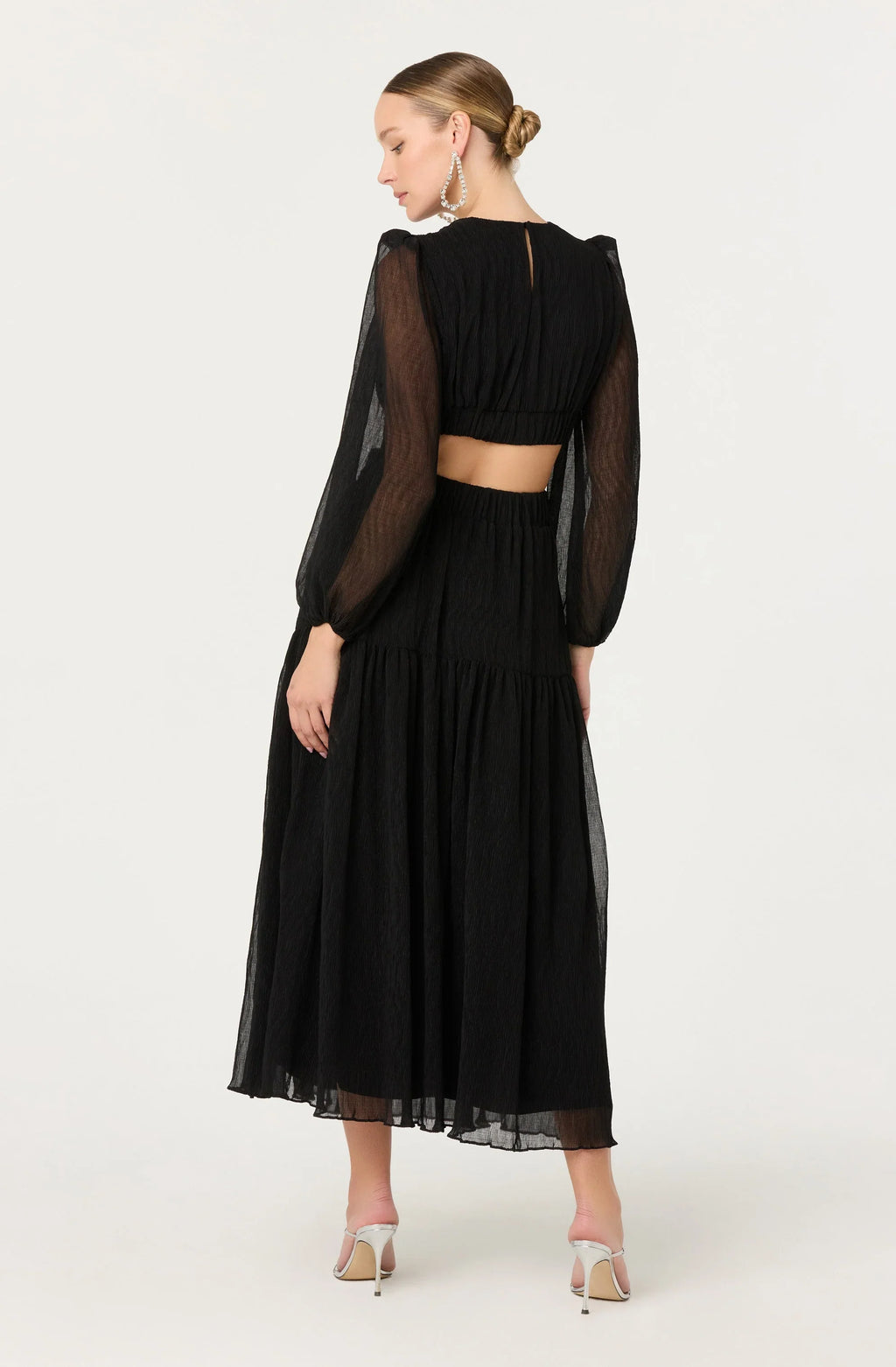 Klarissa V-Neck Cutout Maxi Dress