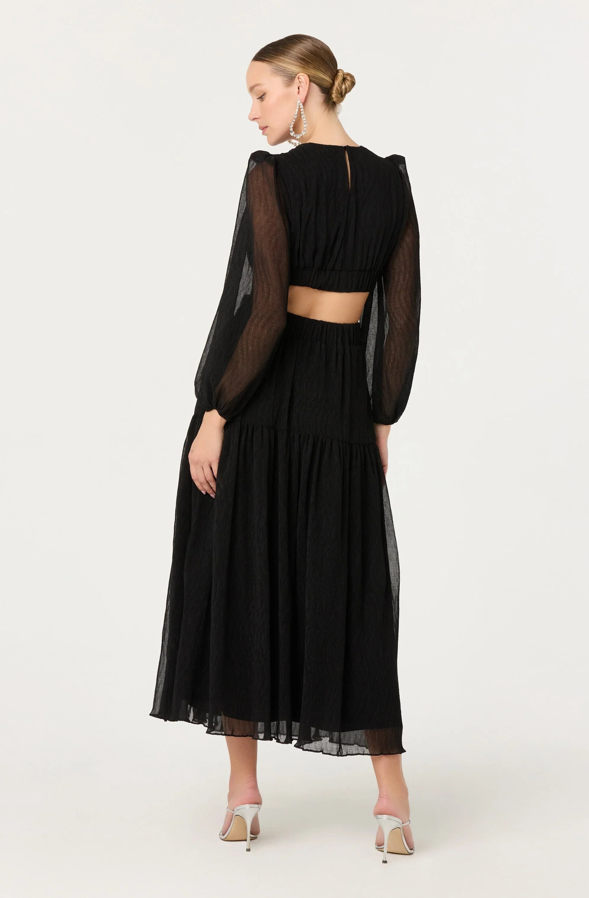 Klarissa V-Neck Cutout Maxi Dress