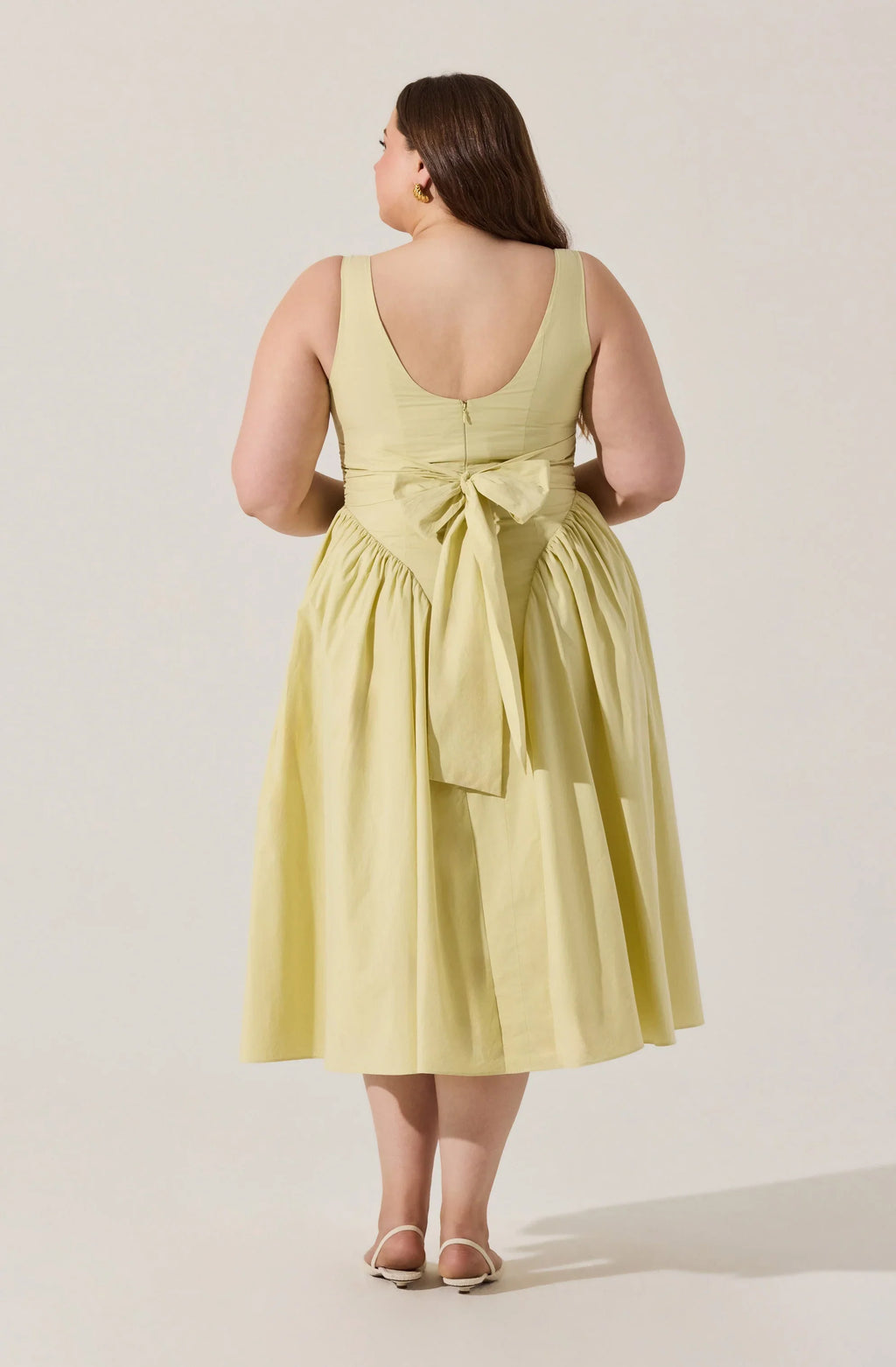 Vinya Poplin Drop Waist Dress