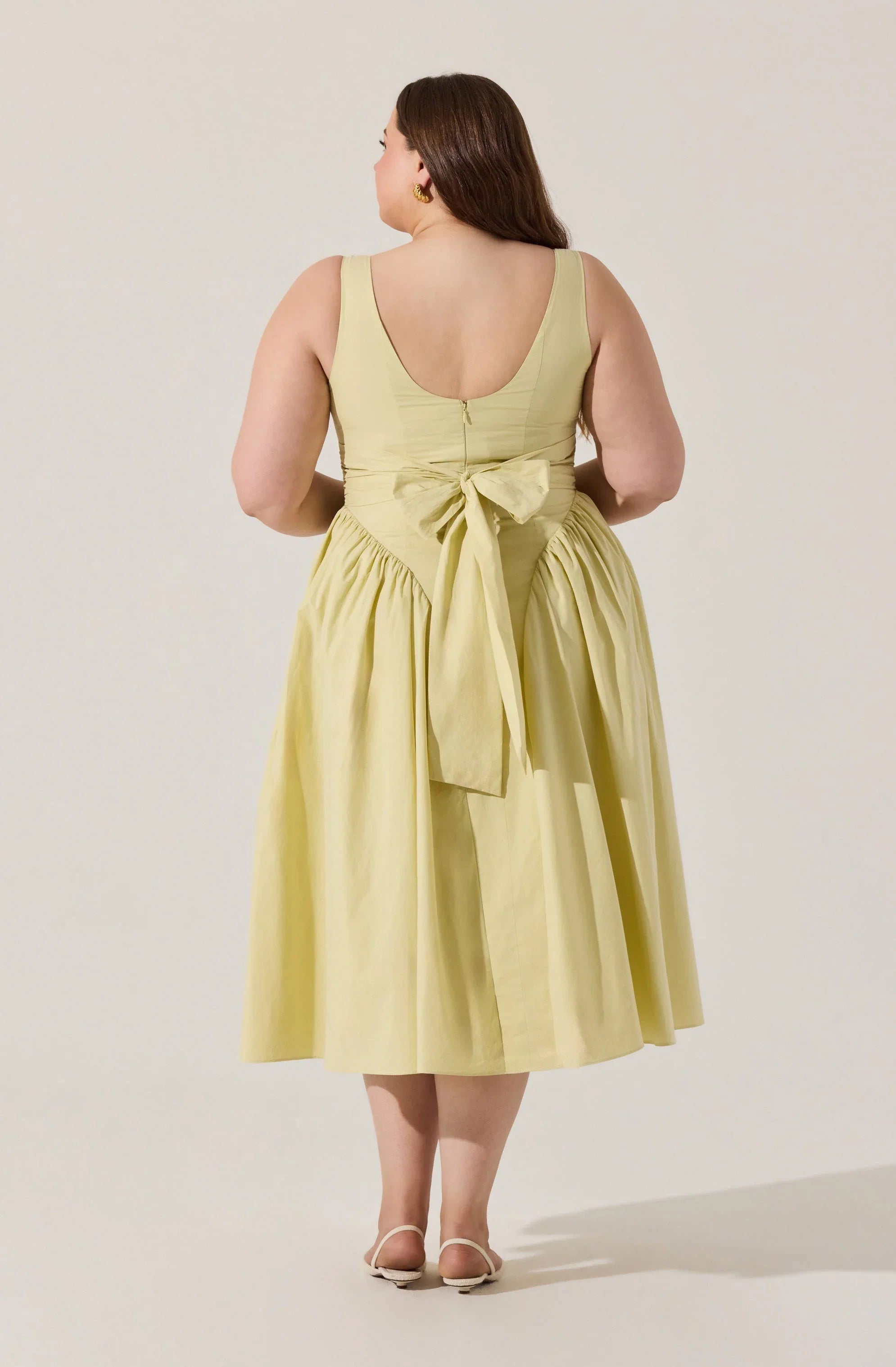 Vinya Poplin Drop Waist Dress