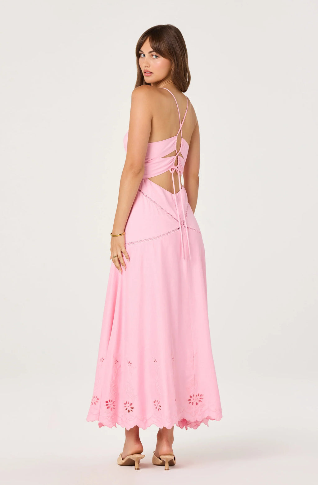 Lainey Eyelet Midi Dress