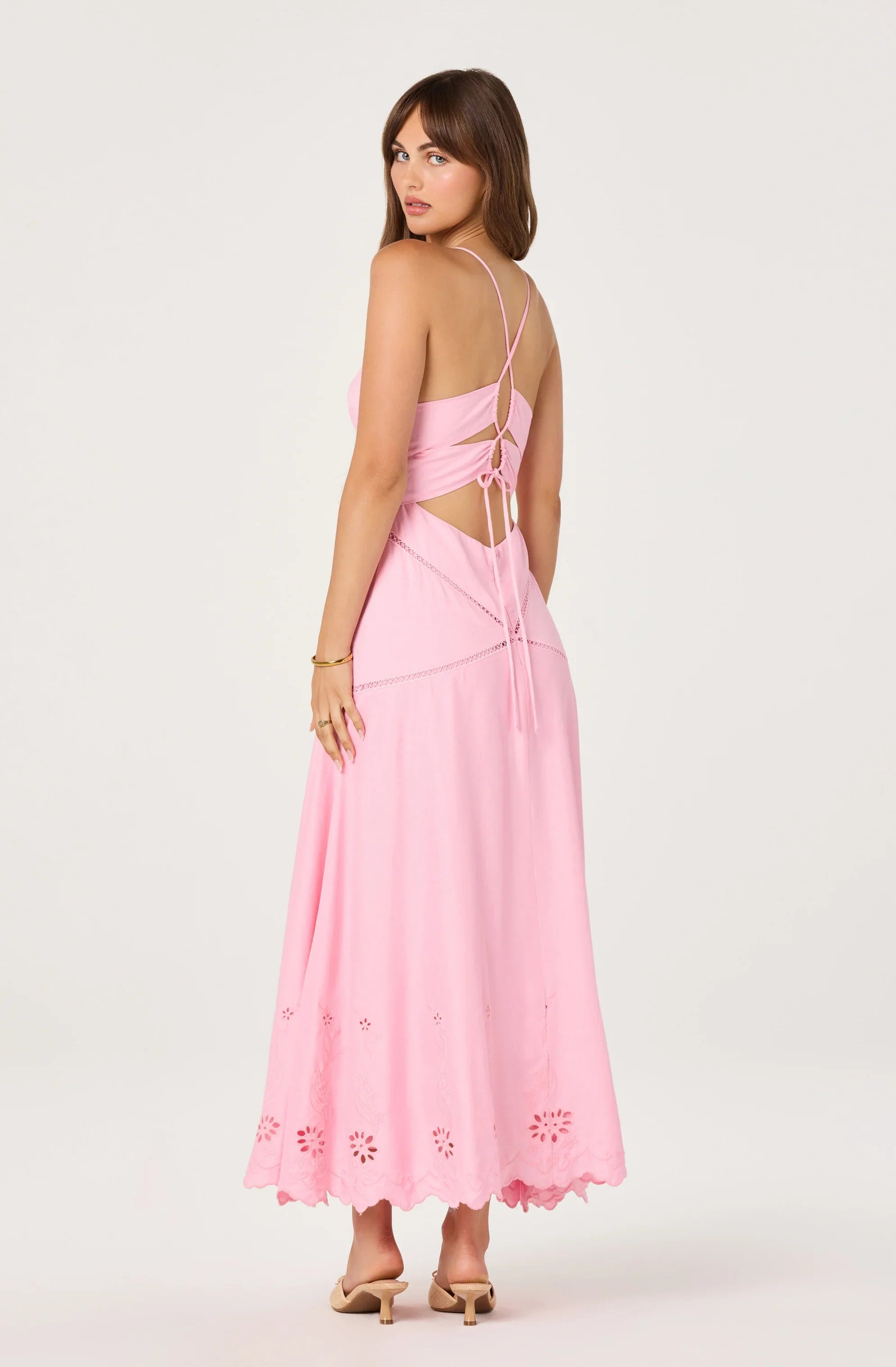 Lainey Eyelet Midi Dress