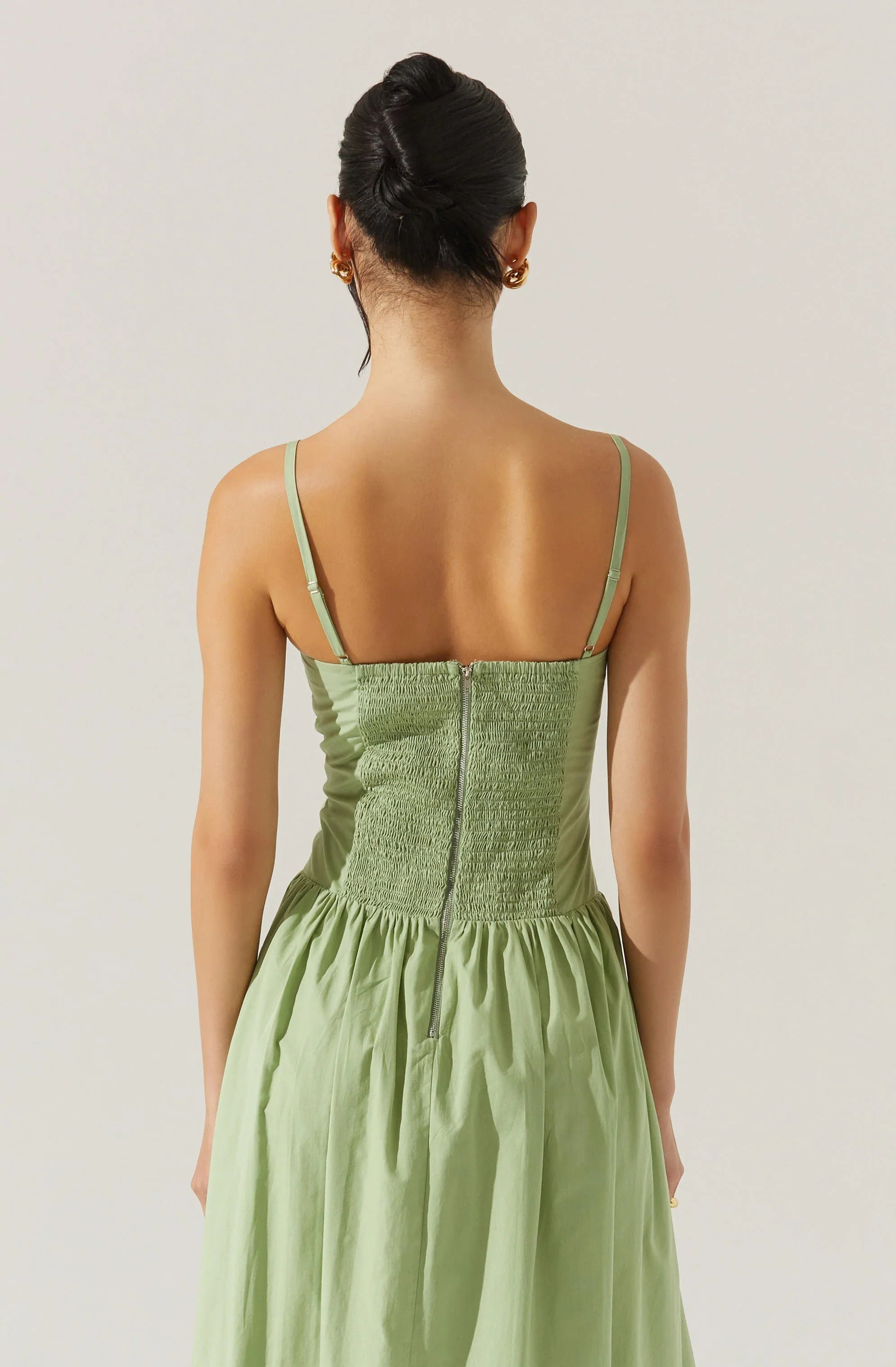 Nathalia Eyelet Midi Dress