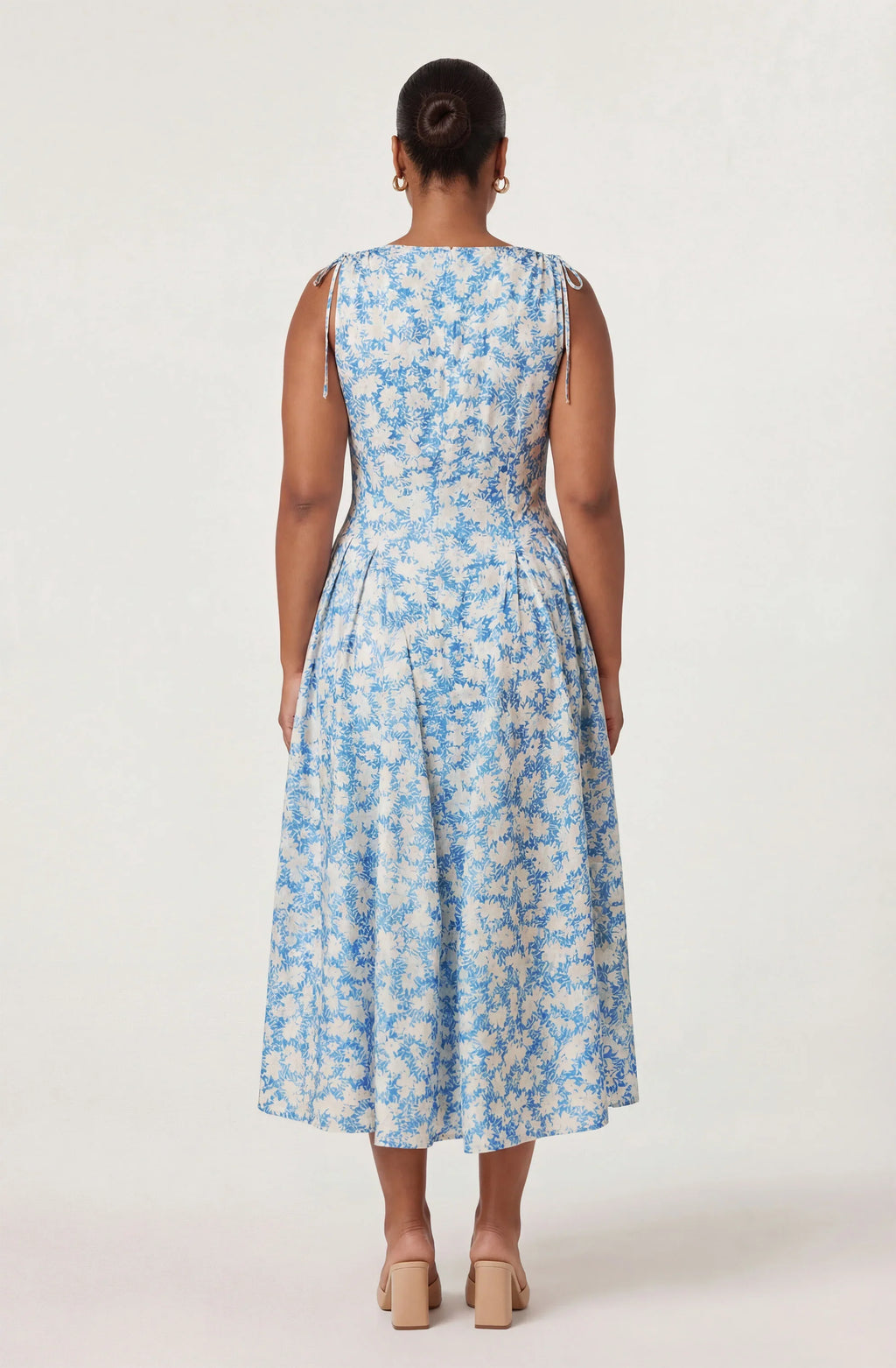 Emmery Floral Wrap Midi Dress