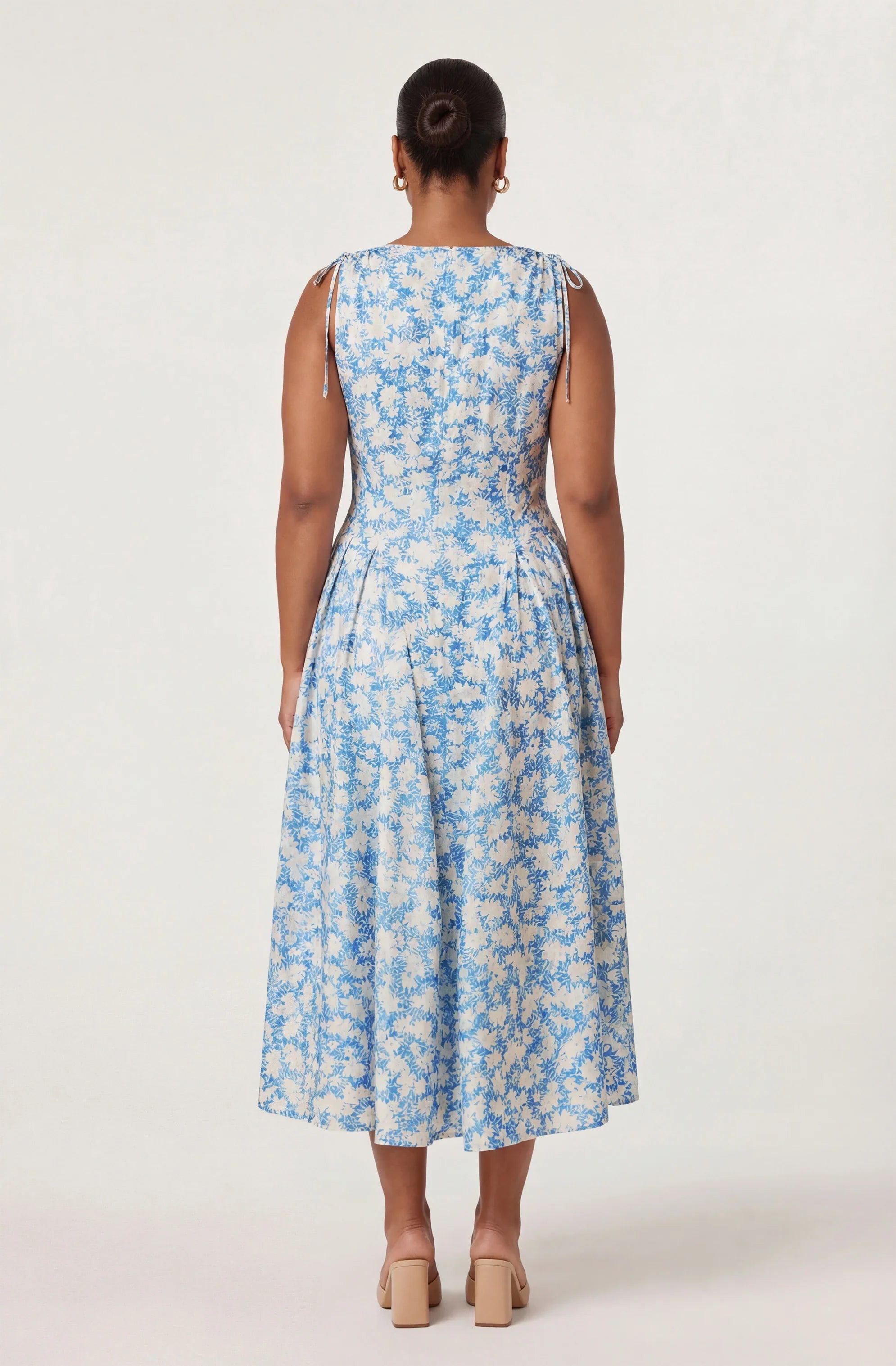 Emmery Floral Wrap Midi Dress