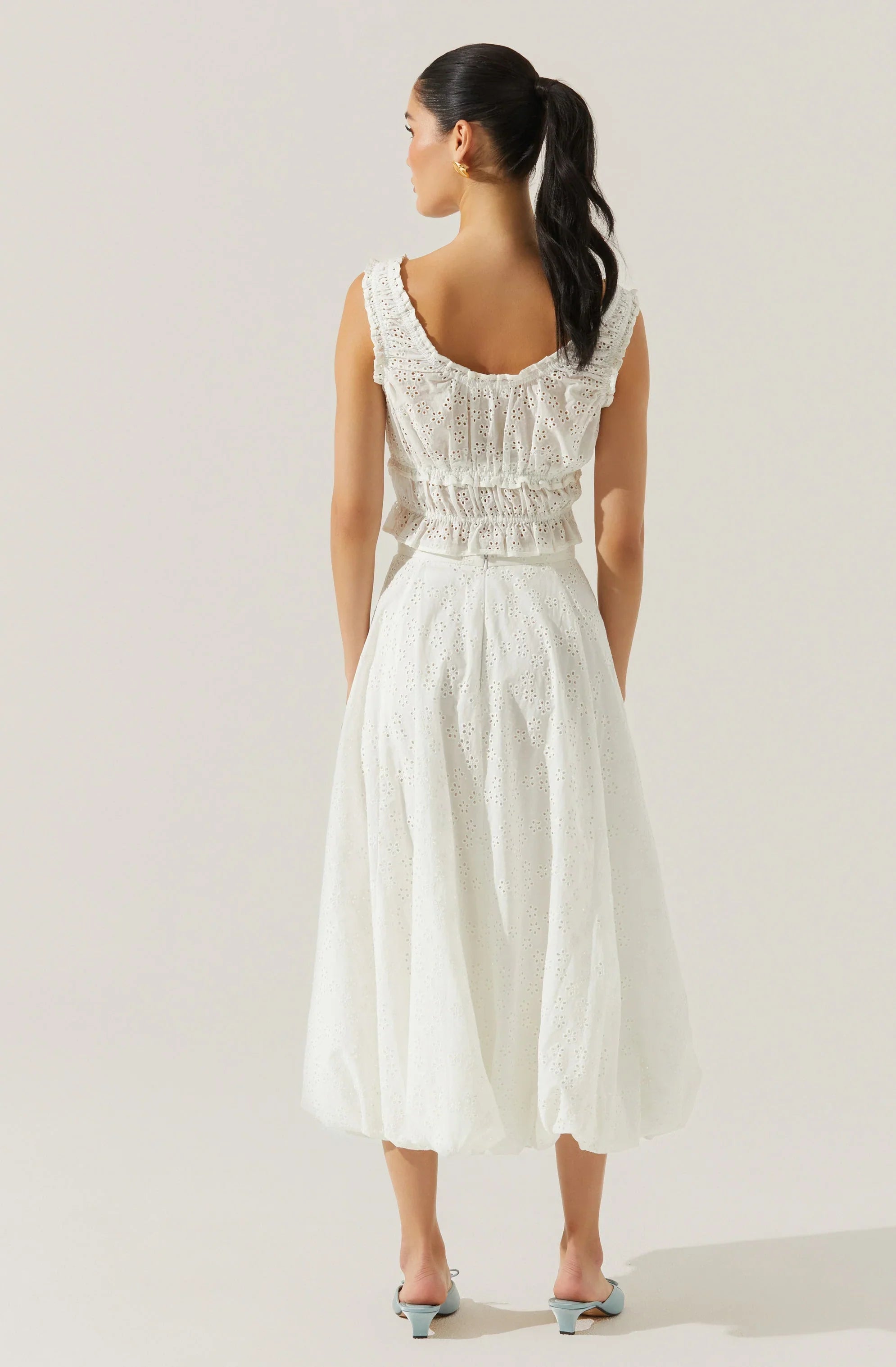 Kissel Tiered Eyelet Top