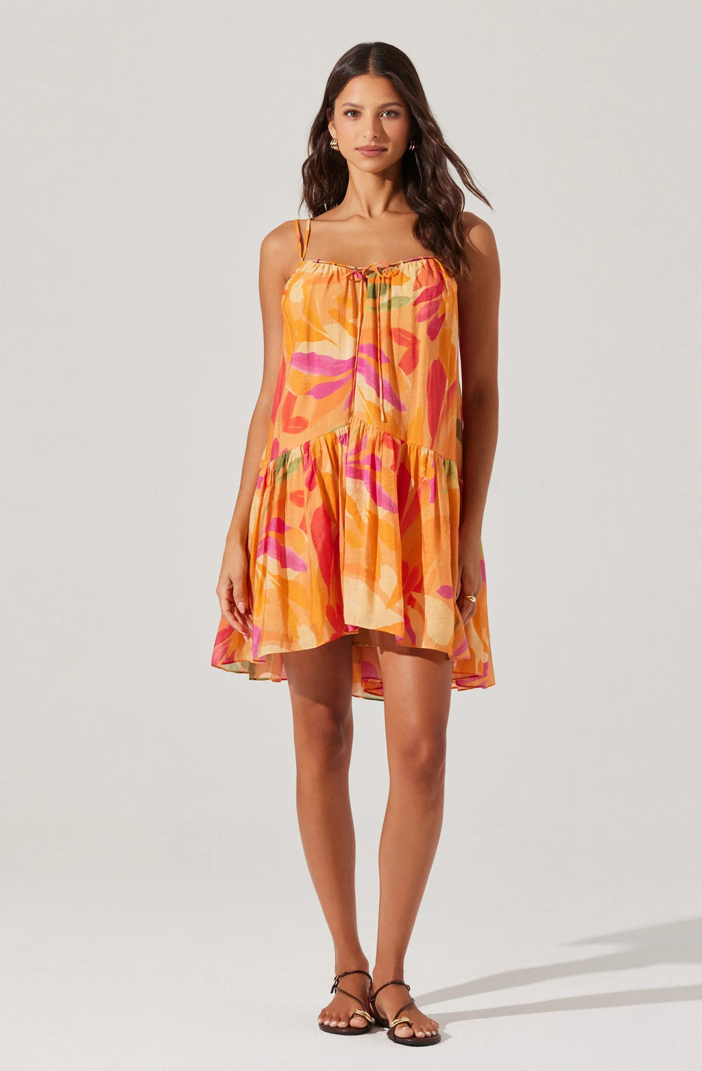 Keala Floral Mini Tent Dress