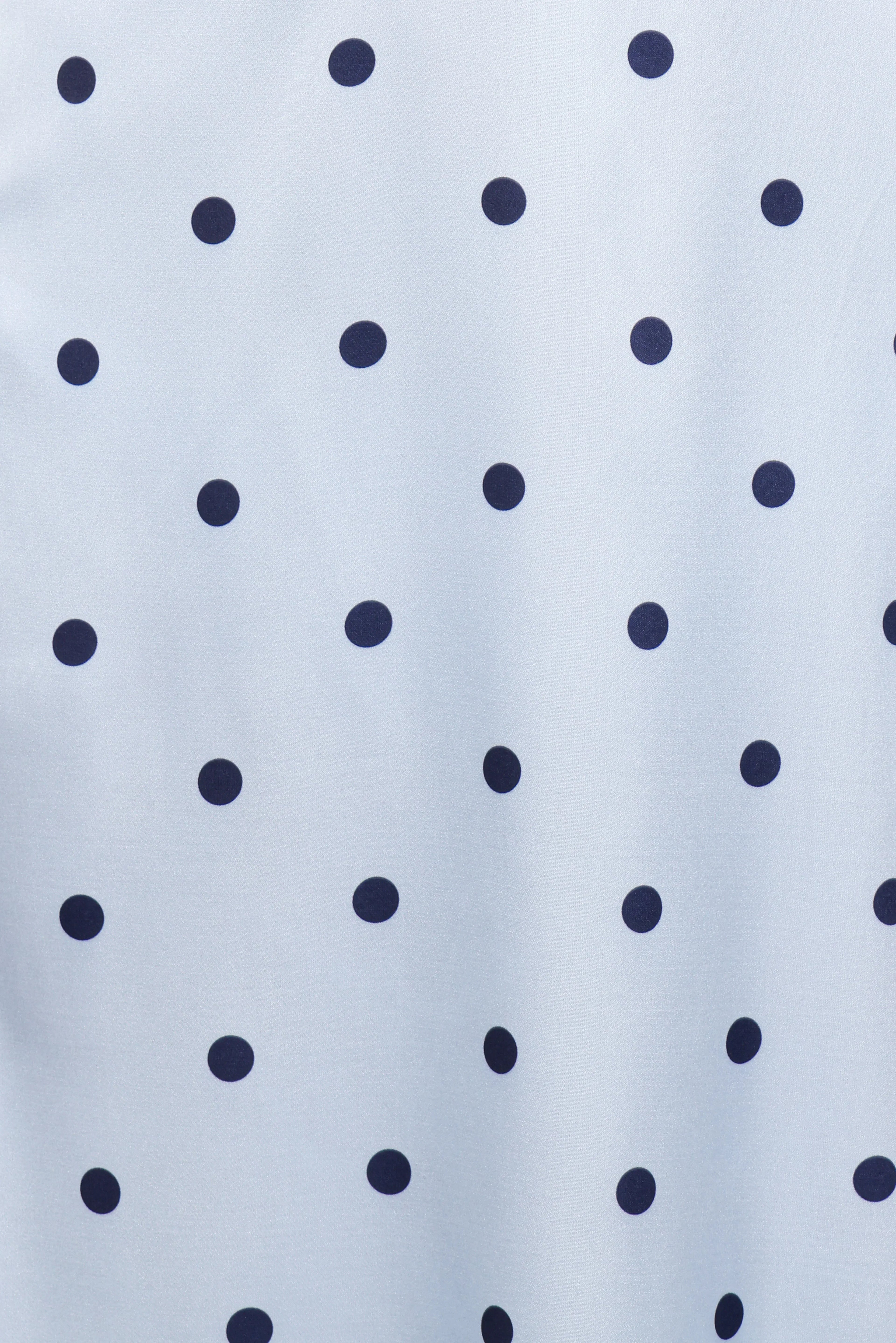 Manaris Off Shoulder Maxi Dress - Blue Polka Dot