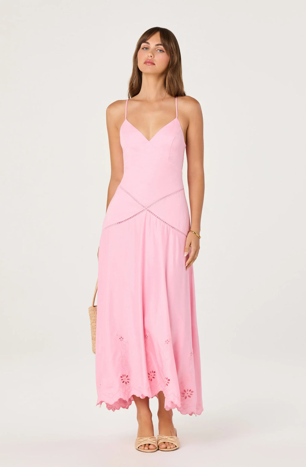Lainey Eyelet Midi Dress