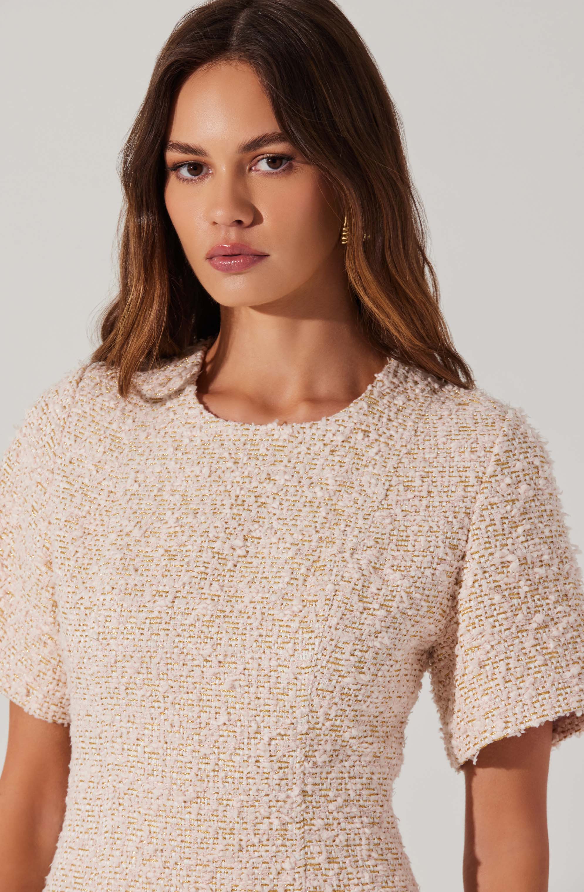 Portilla Tweed Mini Dress