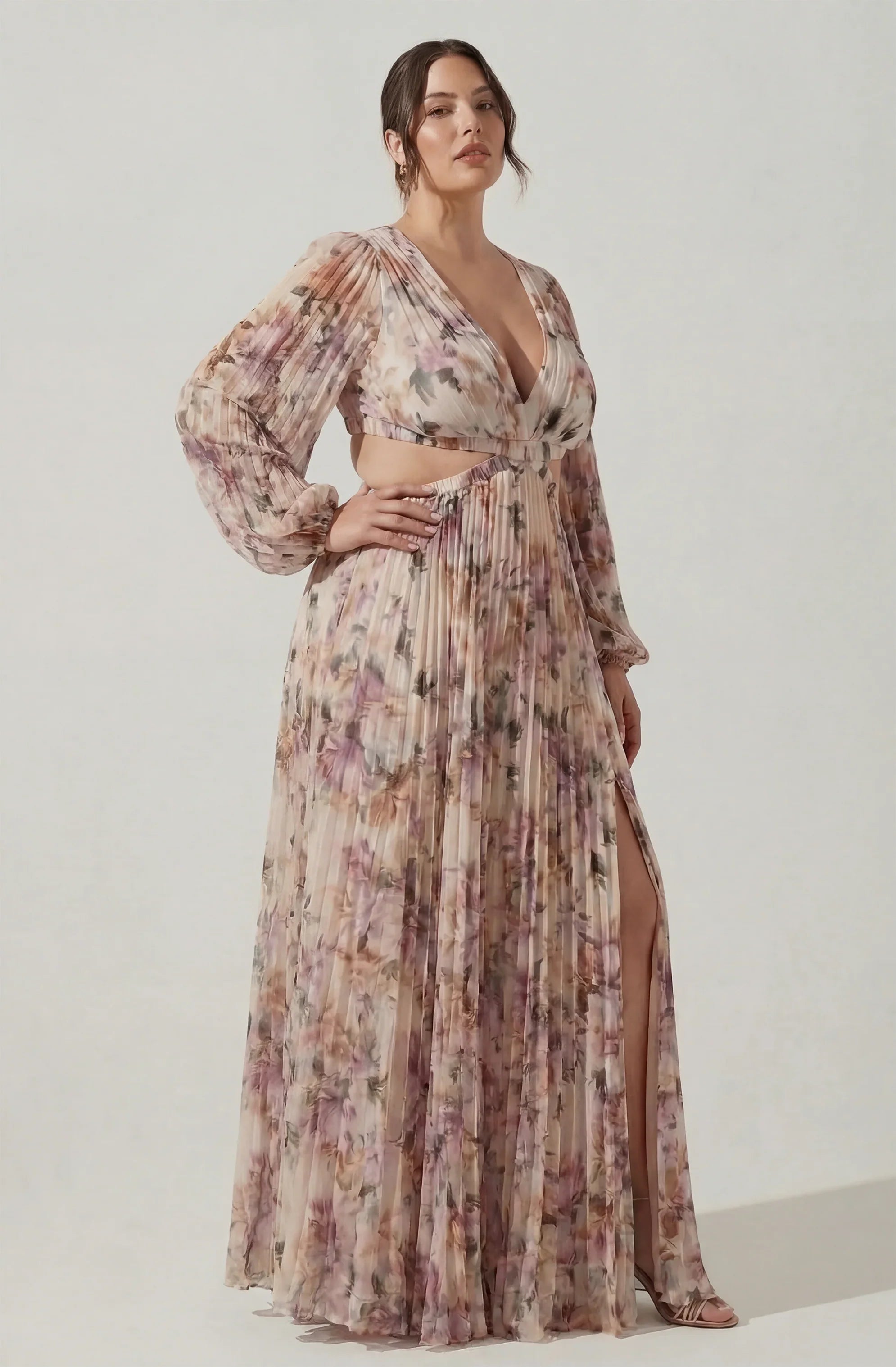 Revery Floral Long Sleeve Maxi Dress