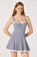 Nicolette Gingham Mini Dress