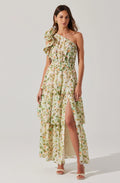 Imelda One Shoulder Floral Maxi Dress