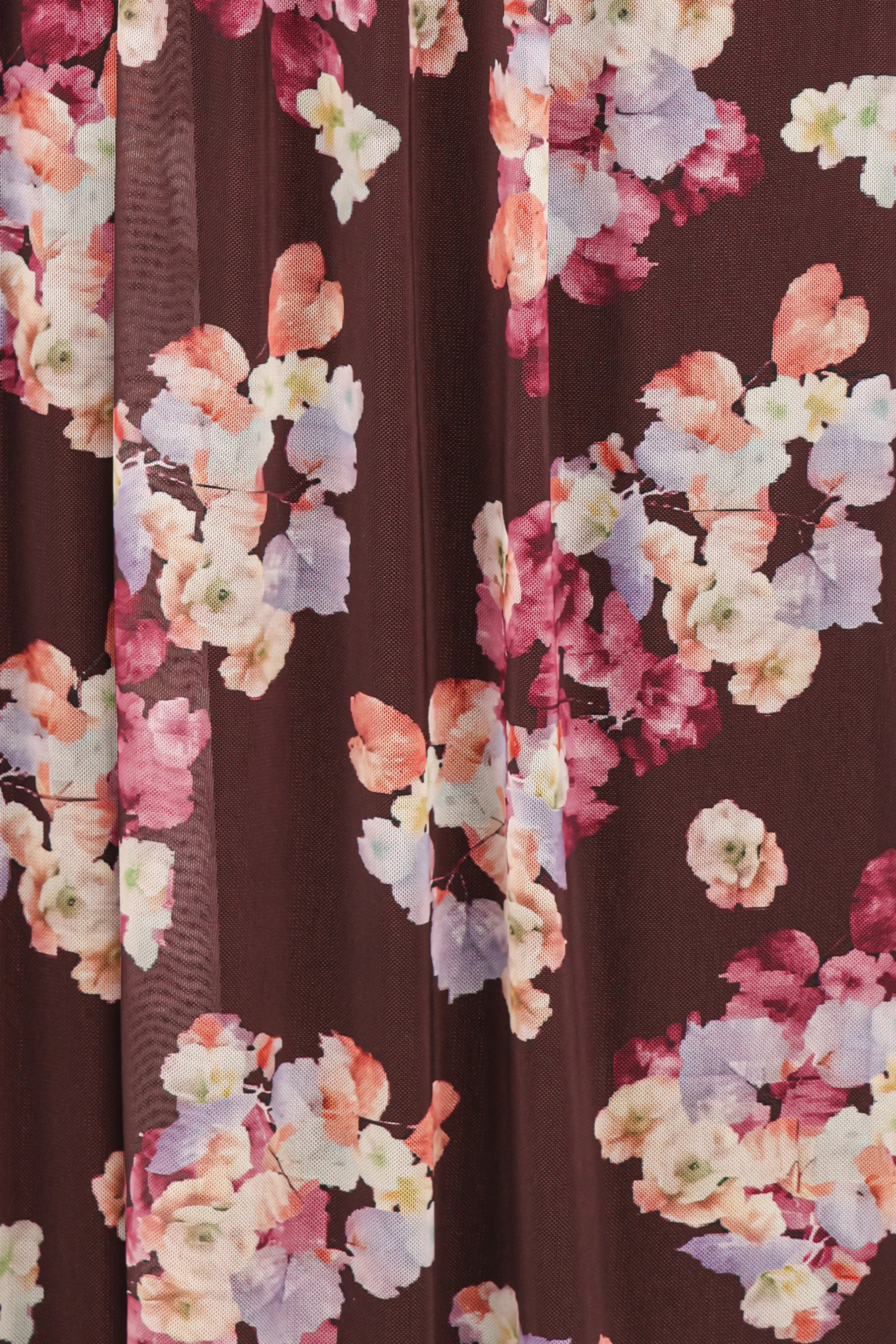 Calypso Maxi Dress - Purple Floral