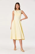 Seraphina Pleated Twist Corset Midi Dress
