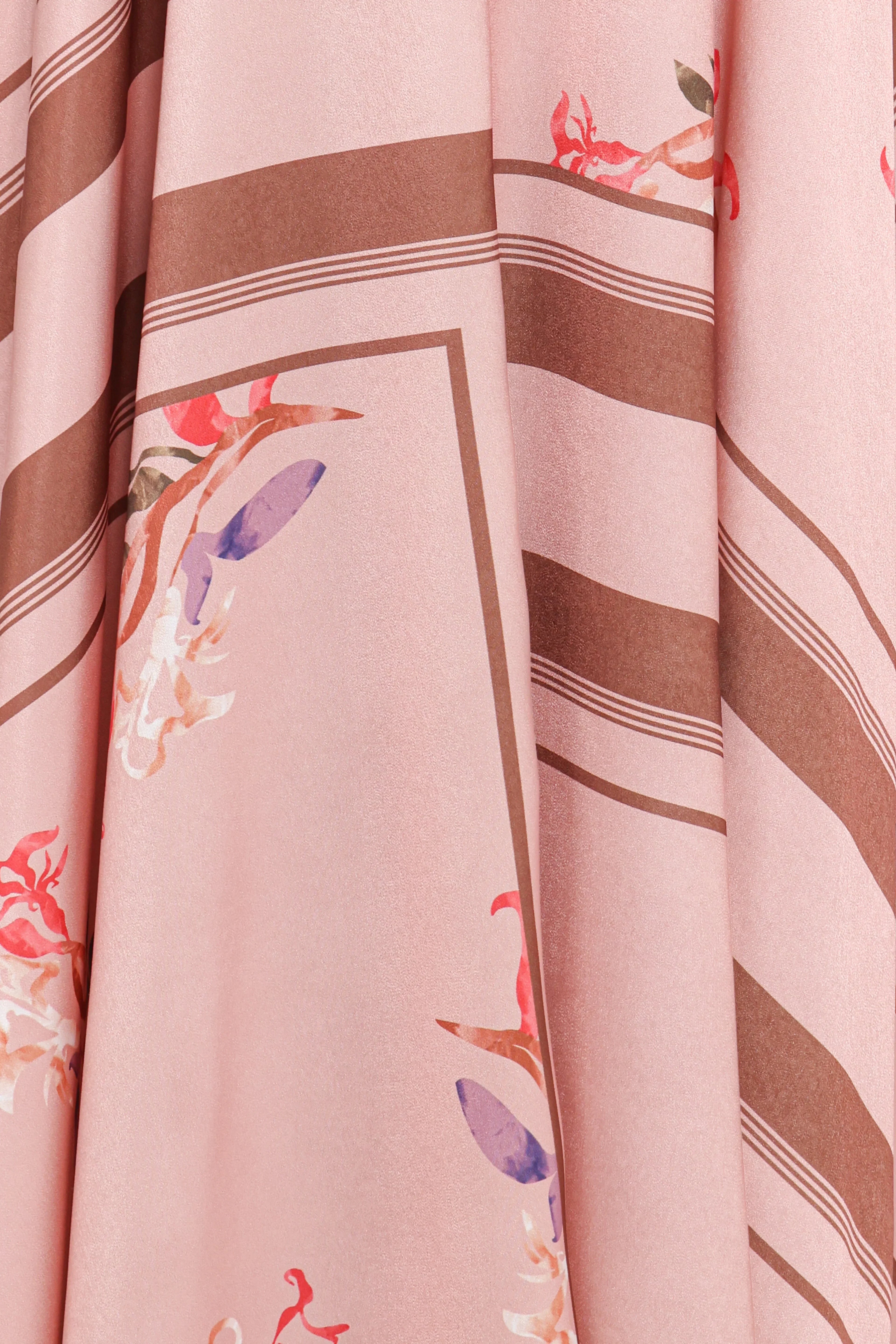 Elanor Maxi Dress - Pink Cocoa