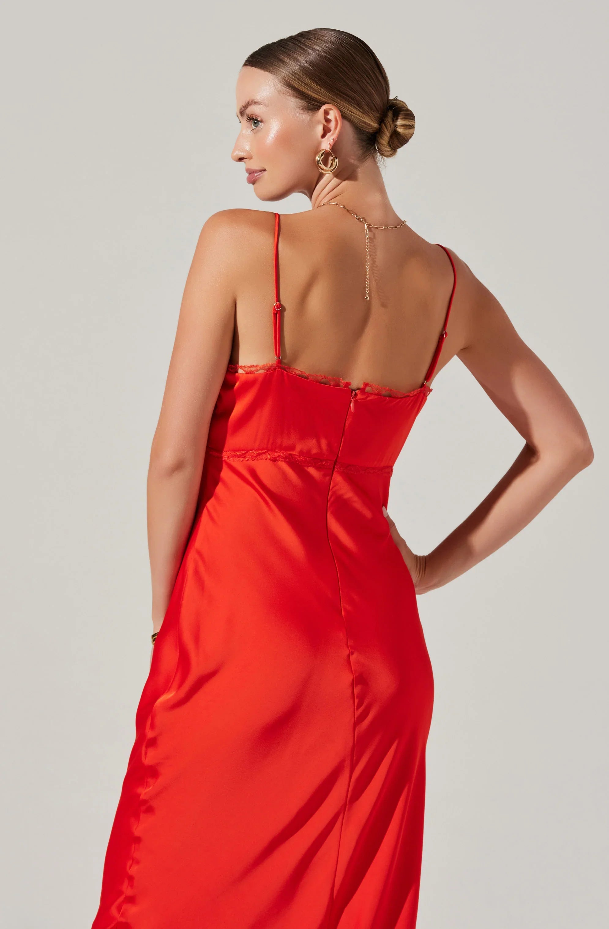 Florianne Satin Maxi Dress