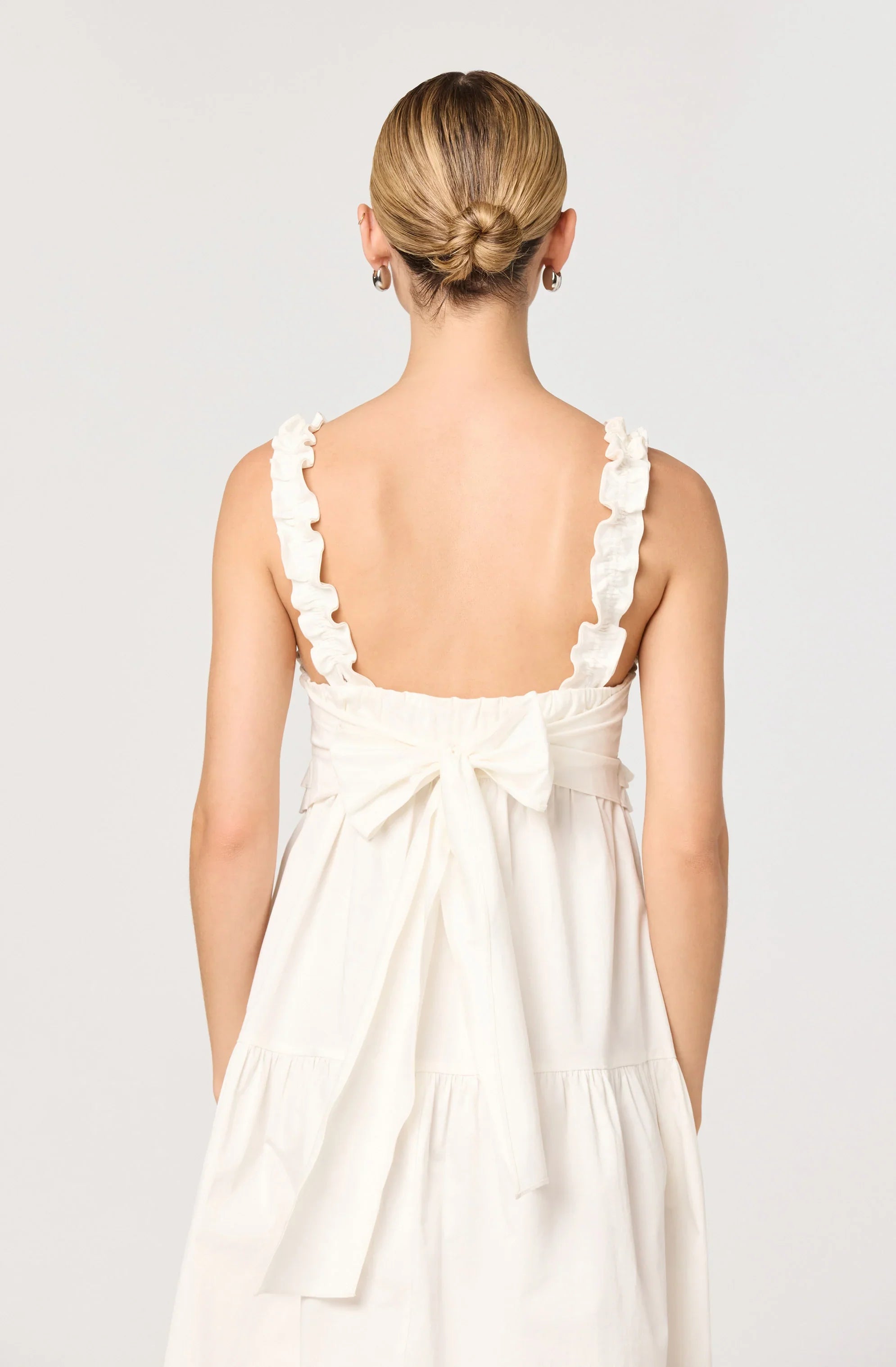 Orenthia Ruffle-Strap Smocked Maxi Dress