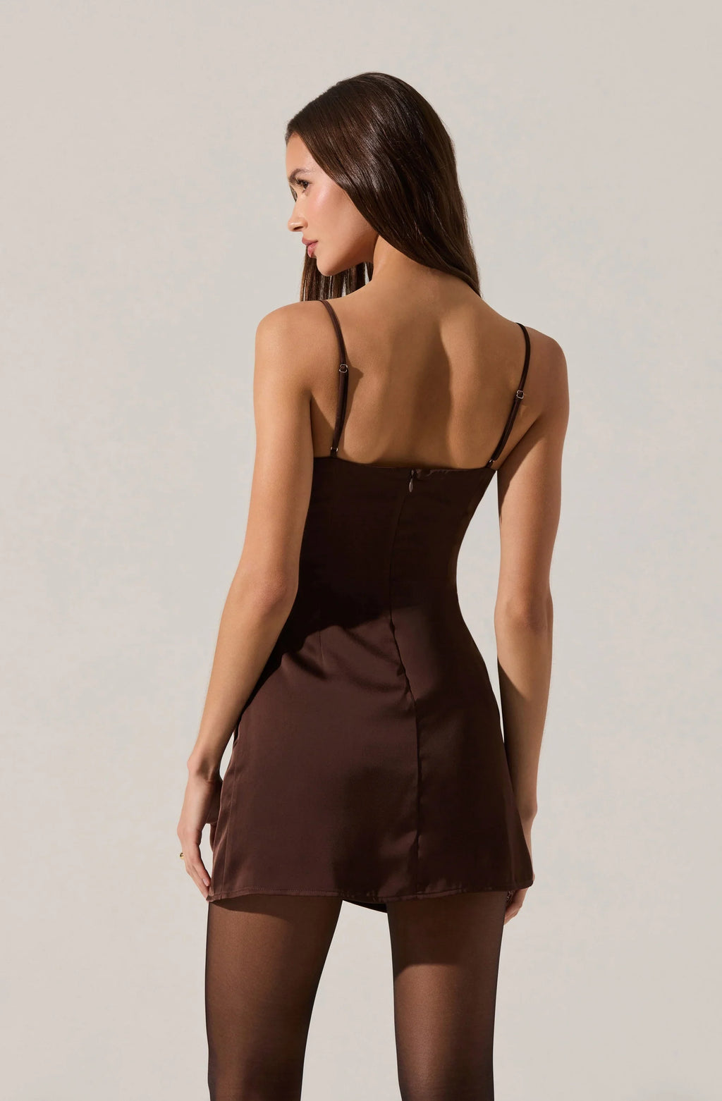 Jenness Satin Mini Dress