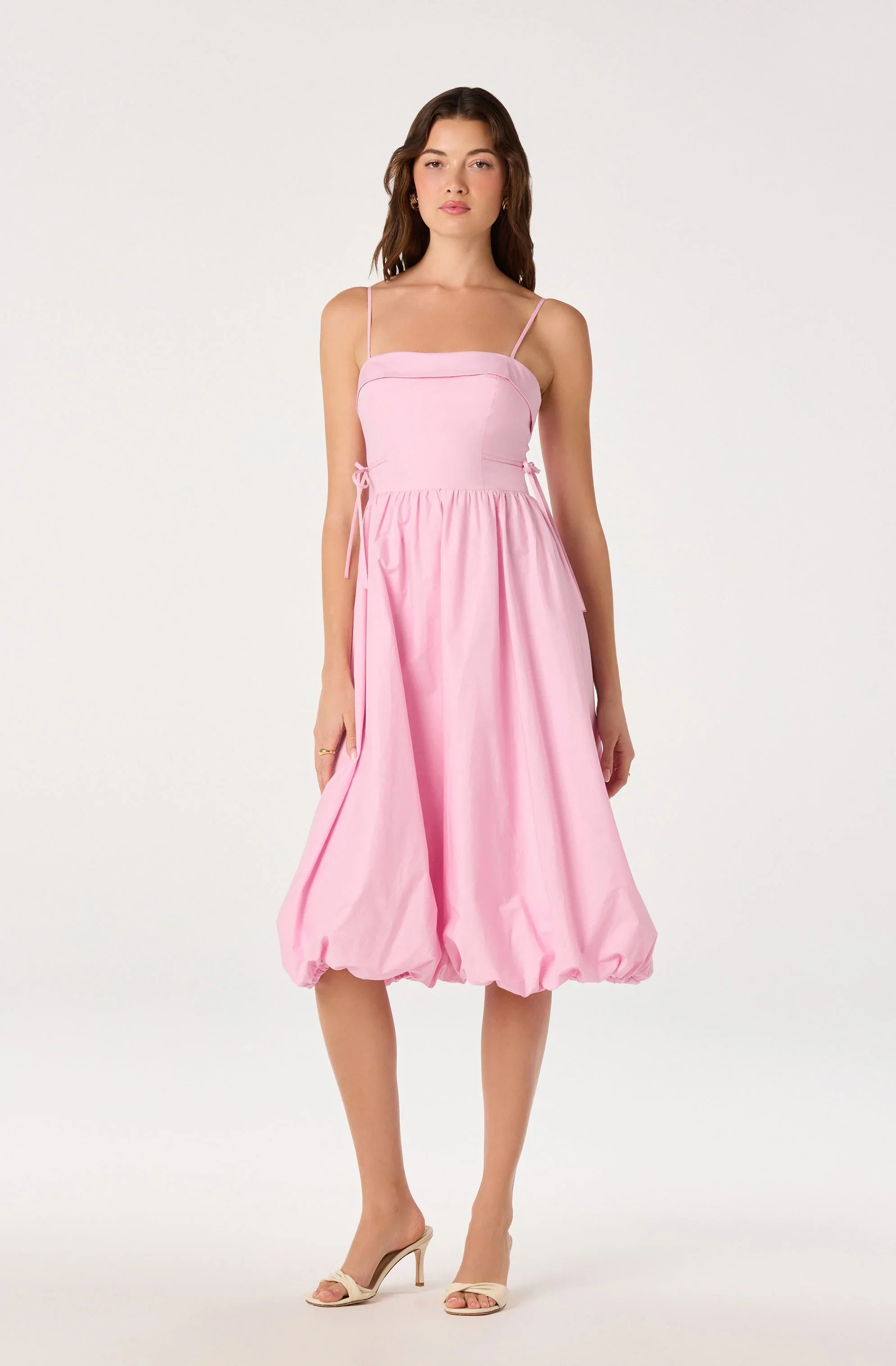 Dahlia Bubble Hem Midi Dress
