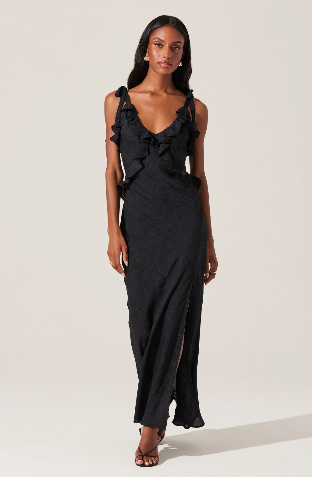Sorbae Ruffle Maxi Dress