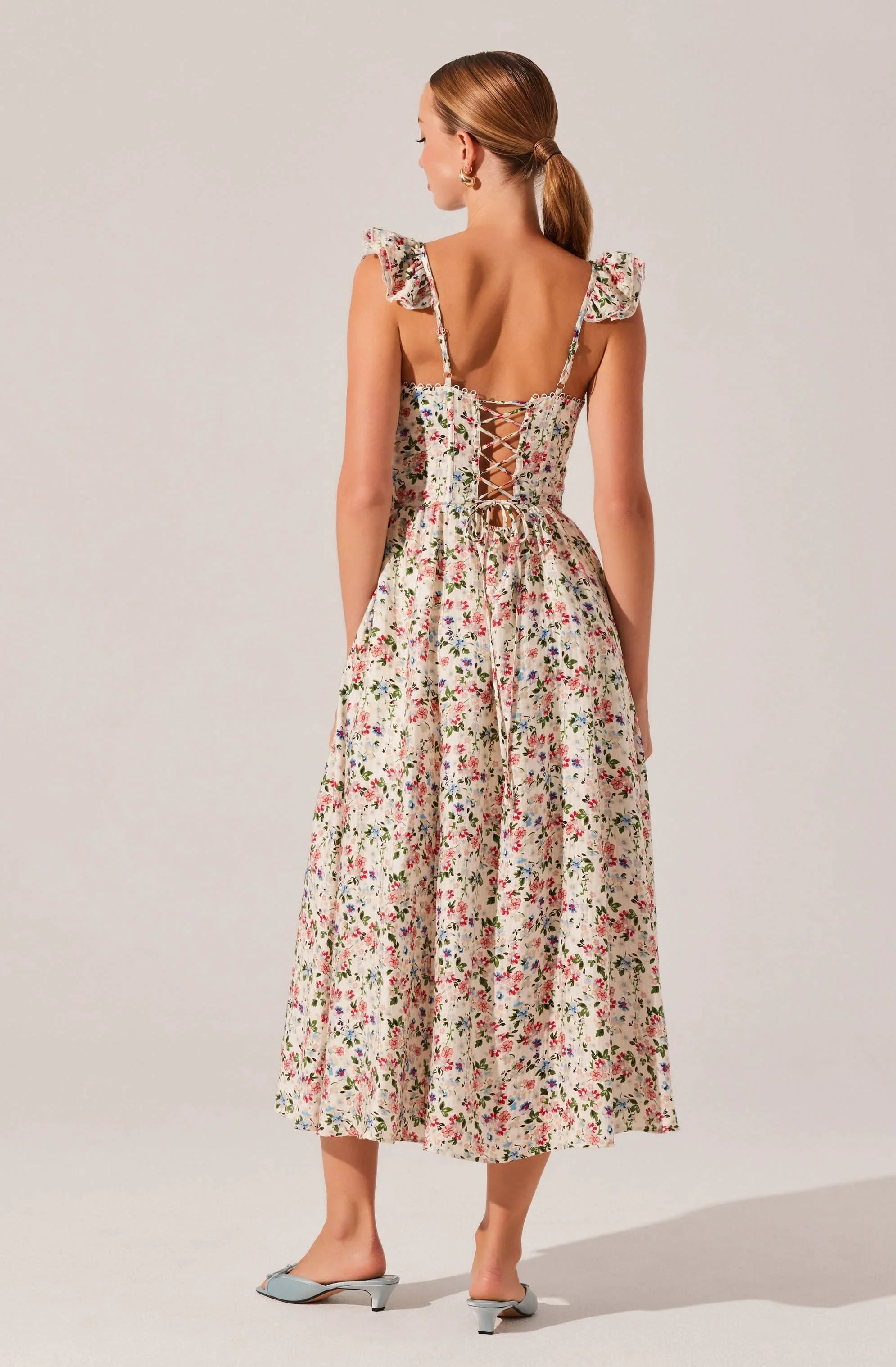 Wedelia Print Midi Dress