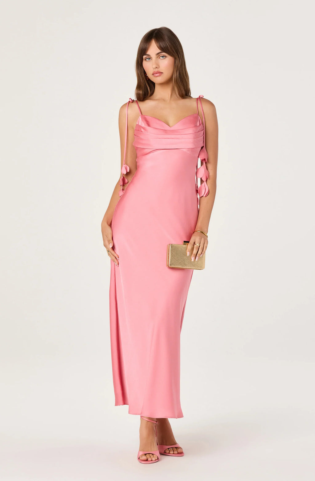 Hera Satin Maxi Dress