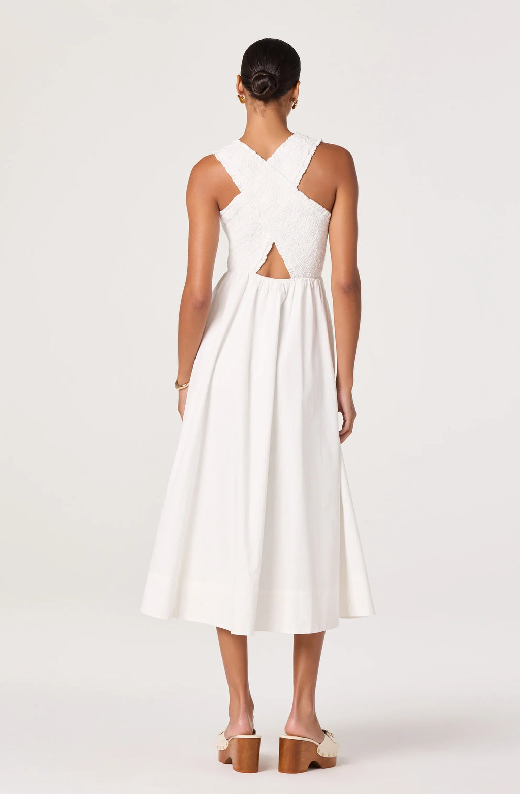 Hollie Smocked Midi Dress