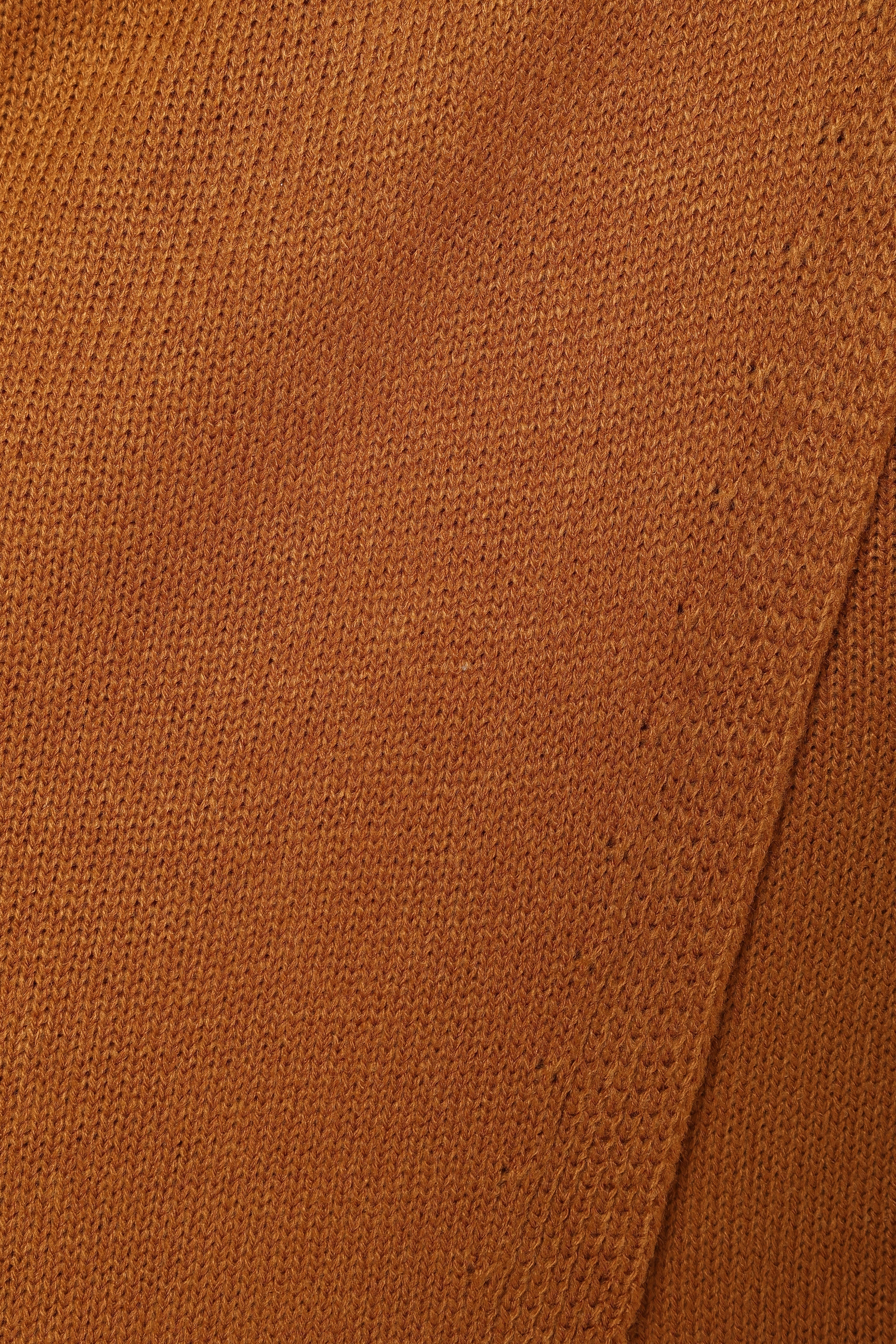 Nova Wrap Knit Midi Dress - Camel